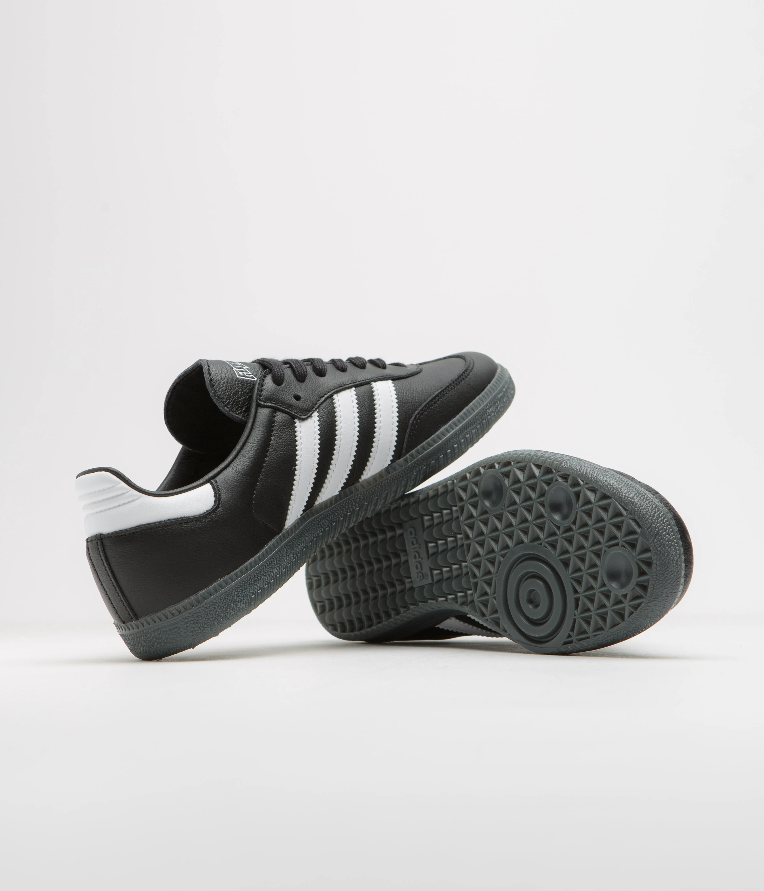 Adidas x Fucking Awesome Samba Shoes - Core Black / FTWR White / Gold Metallic - Image 5