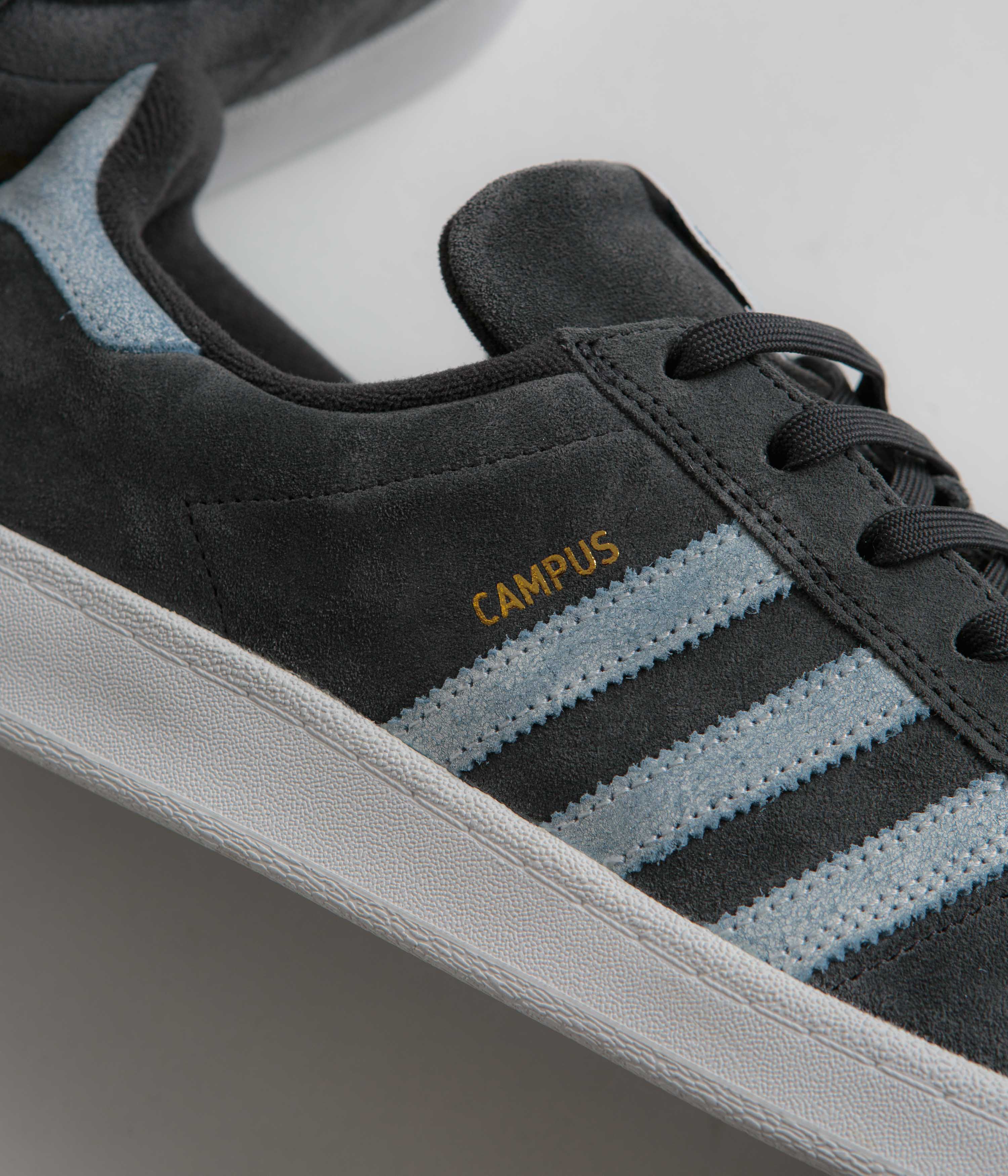 Adidas x Henry Jones Campus ADV Shoes - Carbon / Cloud White / Light Blue - Image 3