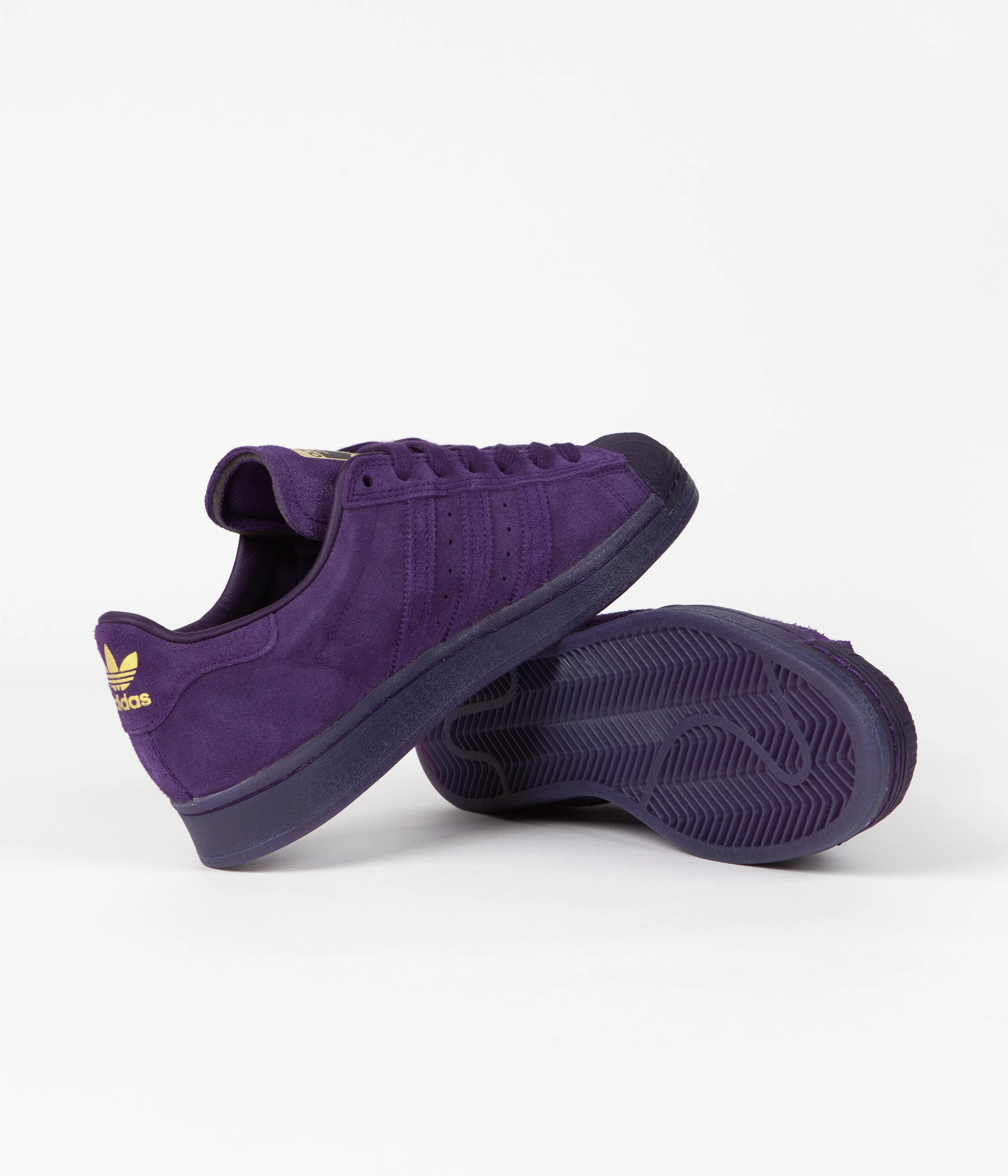 Adidas x Kader Superstar ADV Shoes - Dark Purple / Dark Purple / Gold Metallic - Image 5