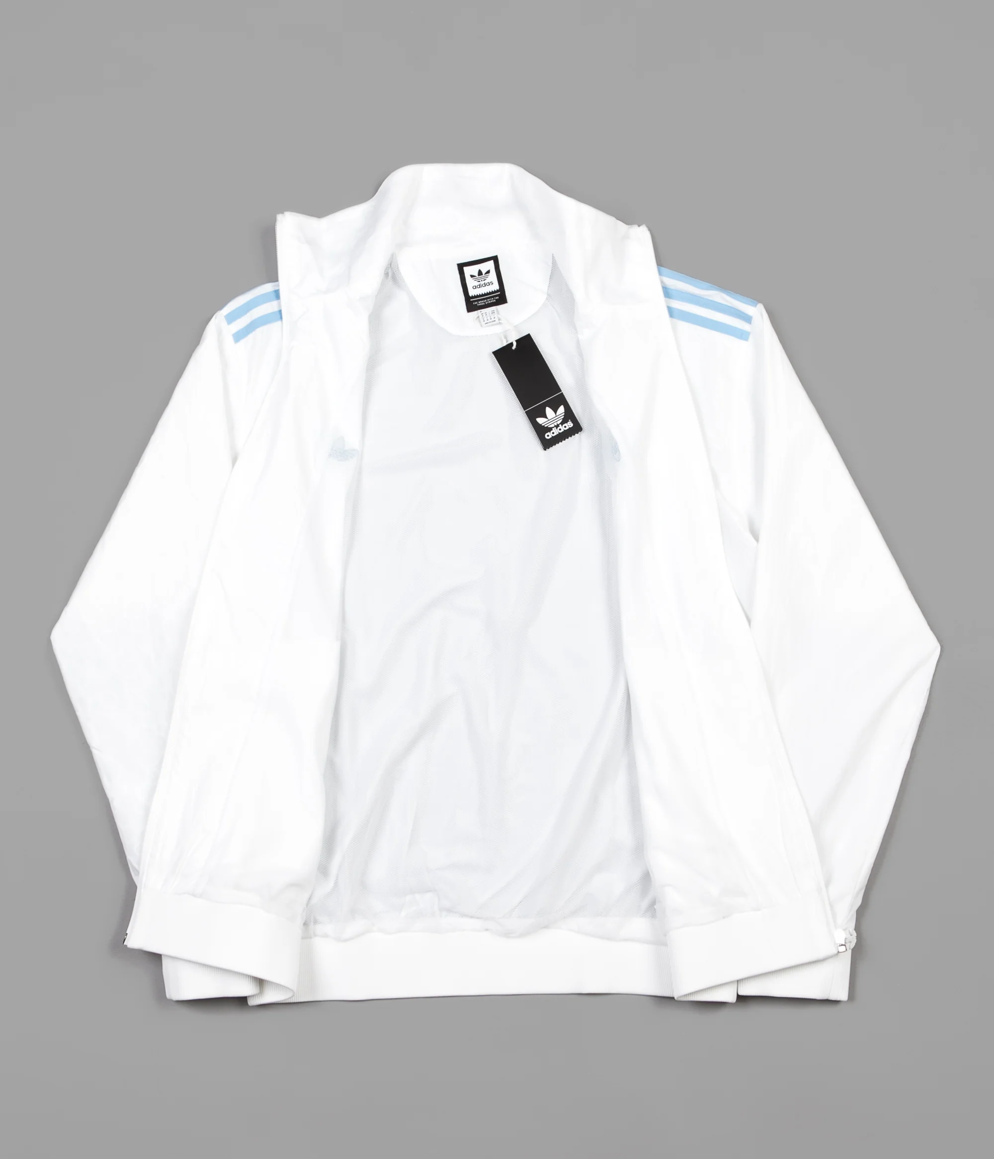 Adidas x Krooked Tracksuit Jacket - White / Clear Blue - Image 2