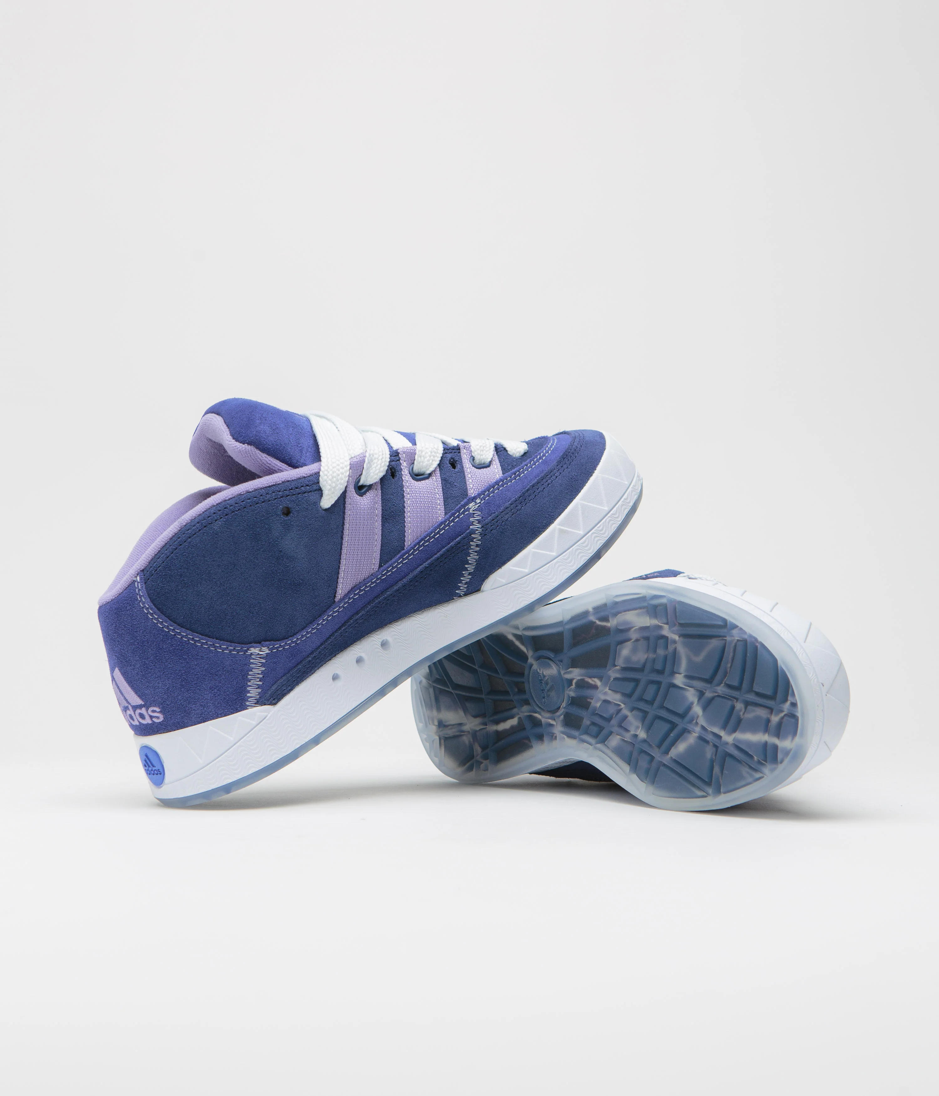 Adidas x Maite Adimatic Mid Shoes - Victory Blue / Magic Lilac / Dark Blue - Image 5