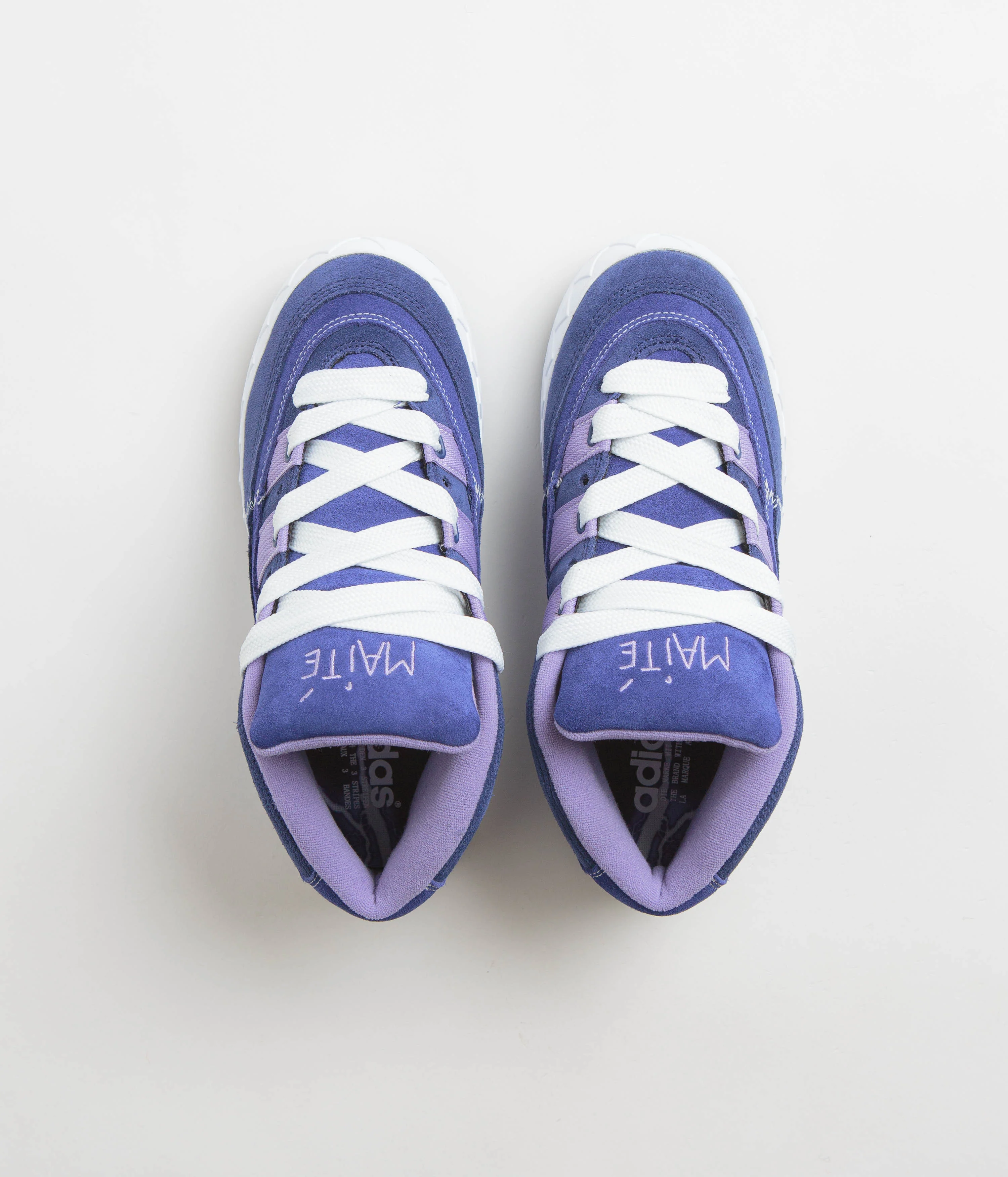 Adidas x Maite Adimatic Mid Shoes - Victory Blue / Magic Lilac / Dark Blue - Image 7
