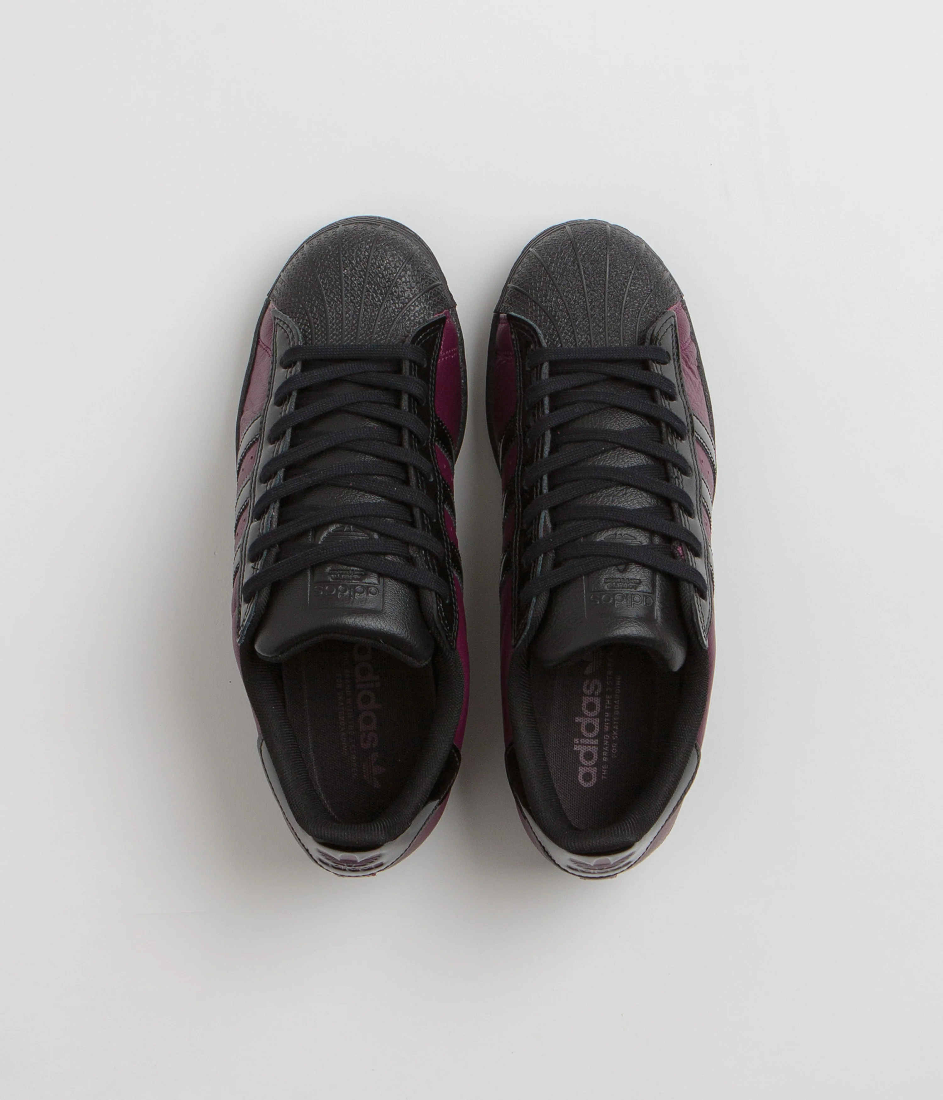 Adidas x Marcos Montoya Superstar ADV Shoes - Red Night / Core Black / Red Night - Image 7