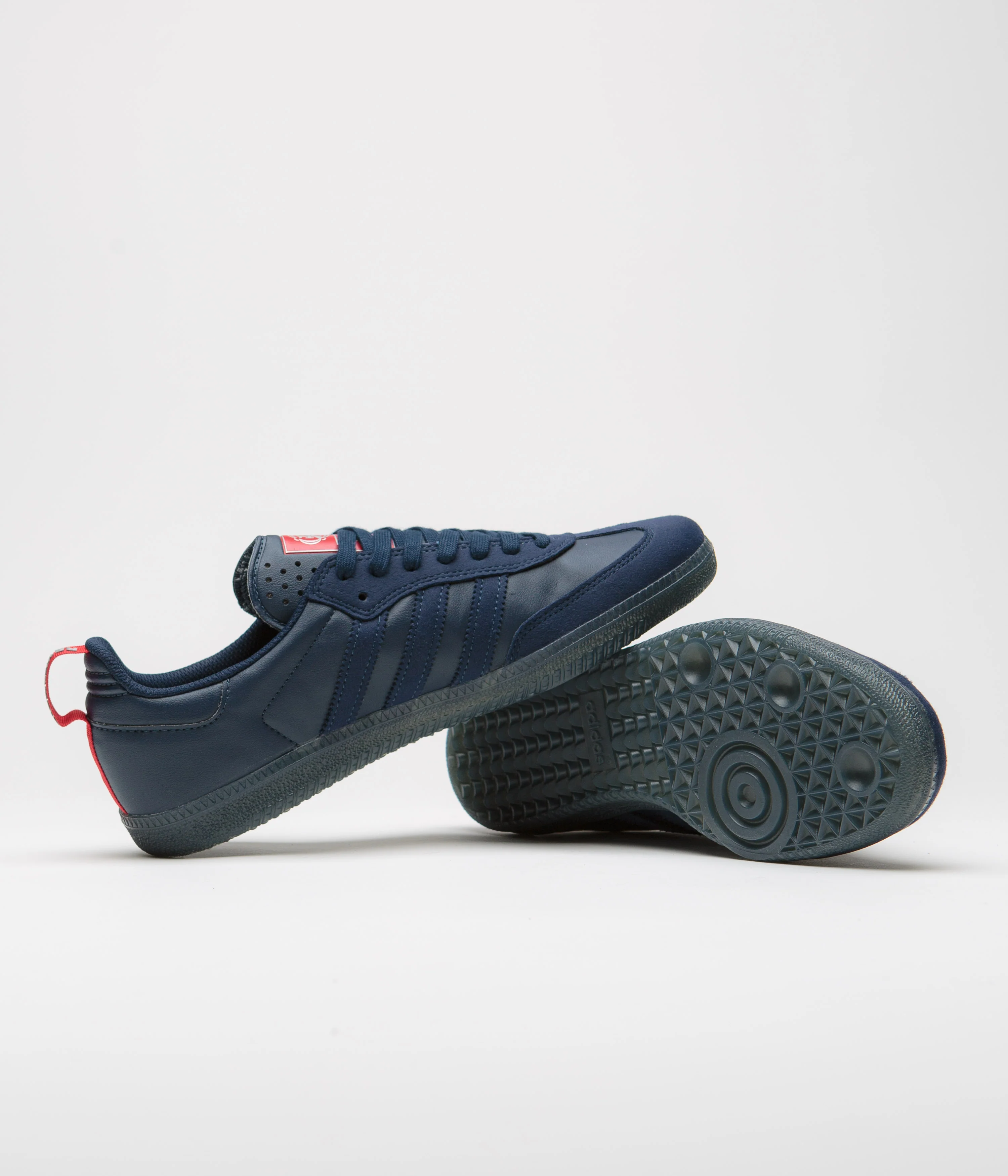 Adidas x Orchard x New England Revolution Samba ADV Shoes - Night Indigo / Night Indigo / Silver Metallic - Image 5