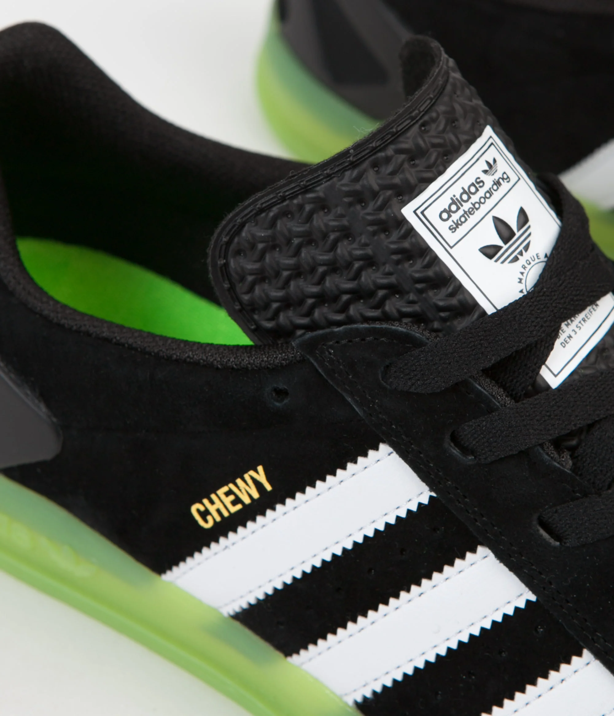 Adidas x Palace Pro 'Chewy' Shoes - Black / White / Green - Image 3