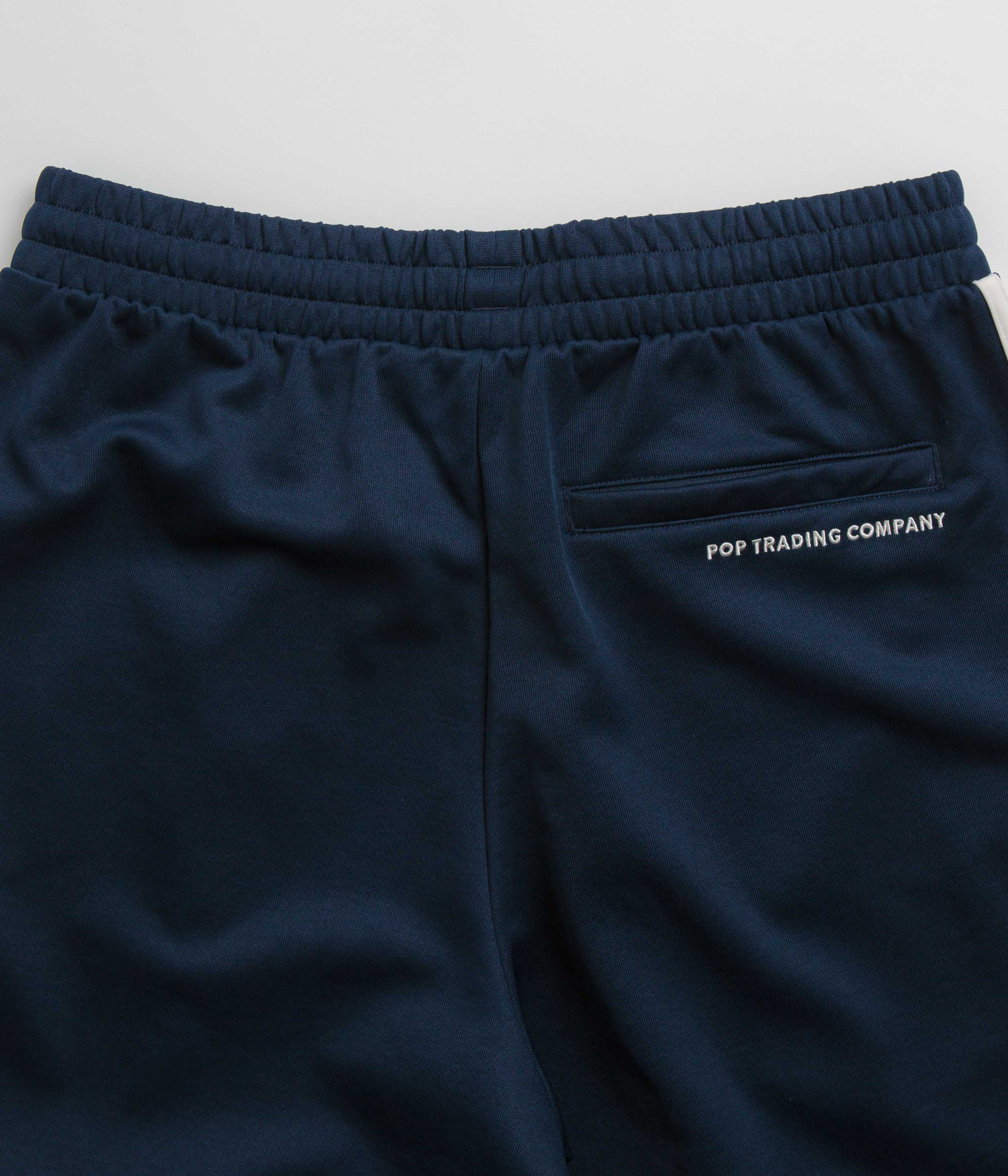 Adidas x Pop Trading Company Beckenbauer Track Pants - Collegiate Navy / Chalk White - Image 5
