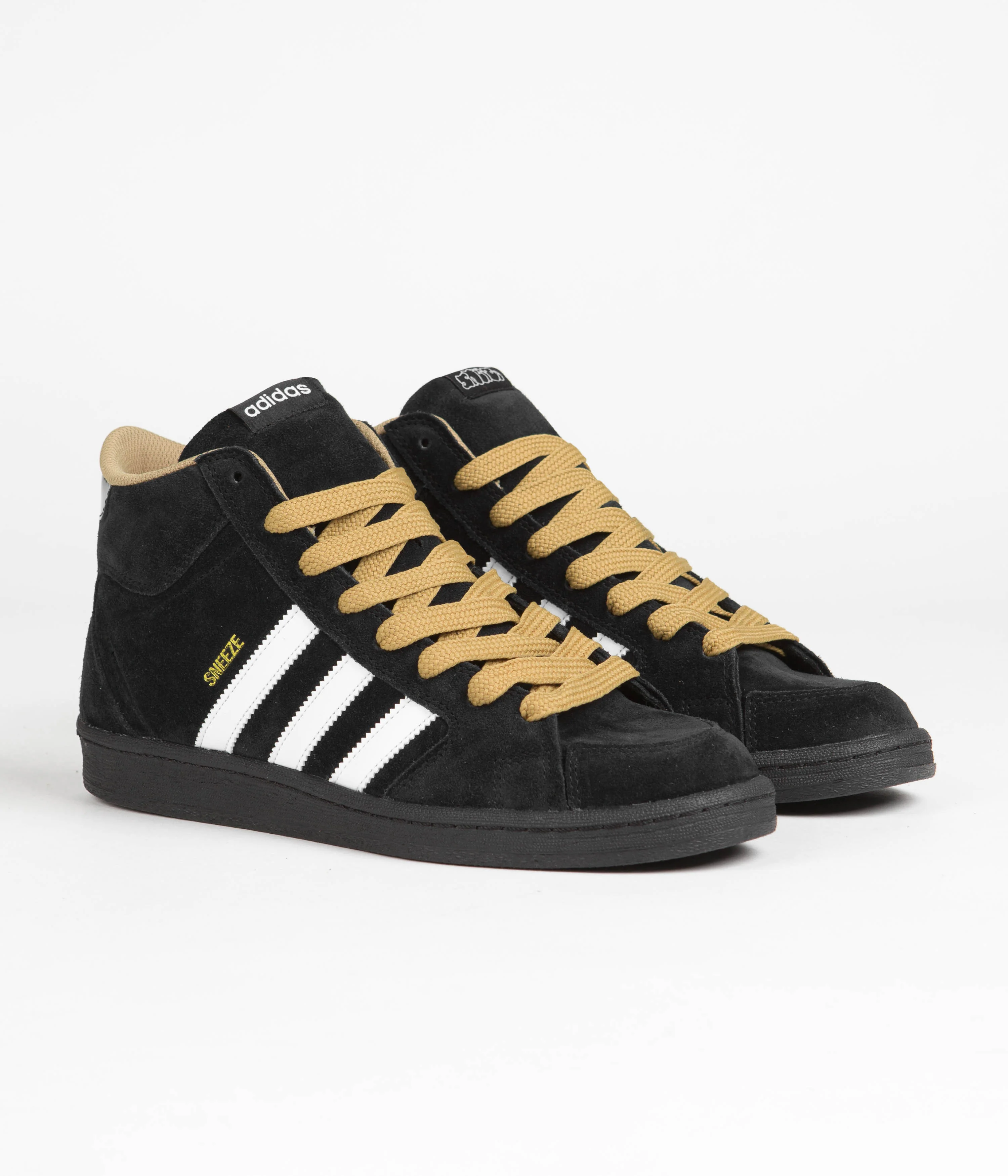 Adidas x Sneeze Superskate Shoes - Core Black / FTWR White / Golden Beige - Image 2
