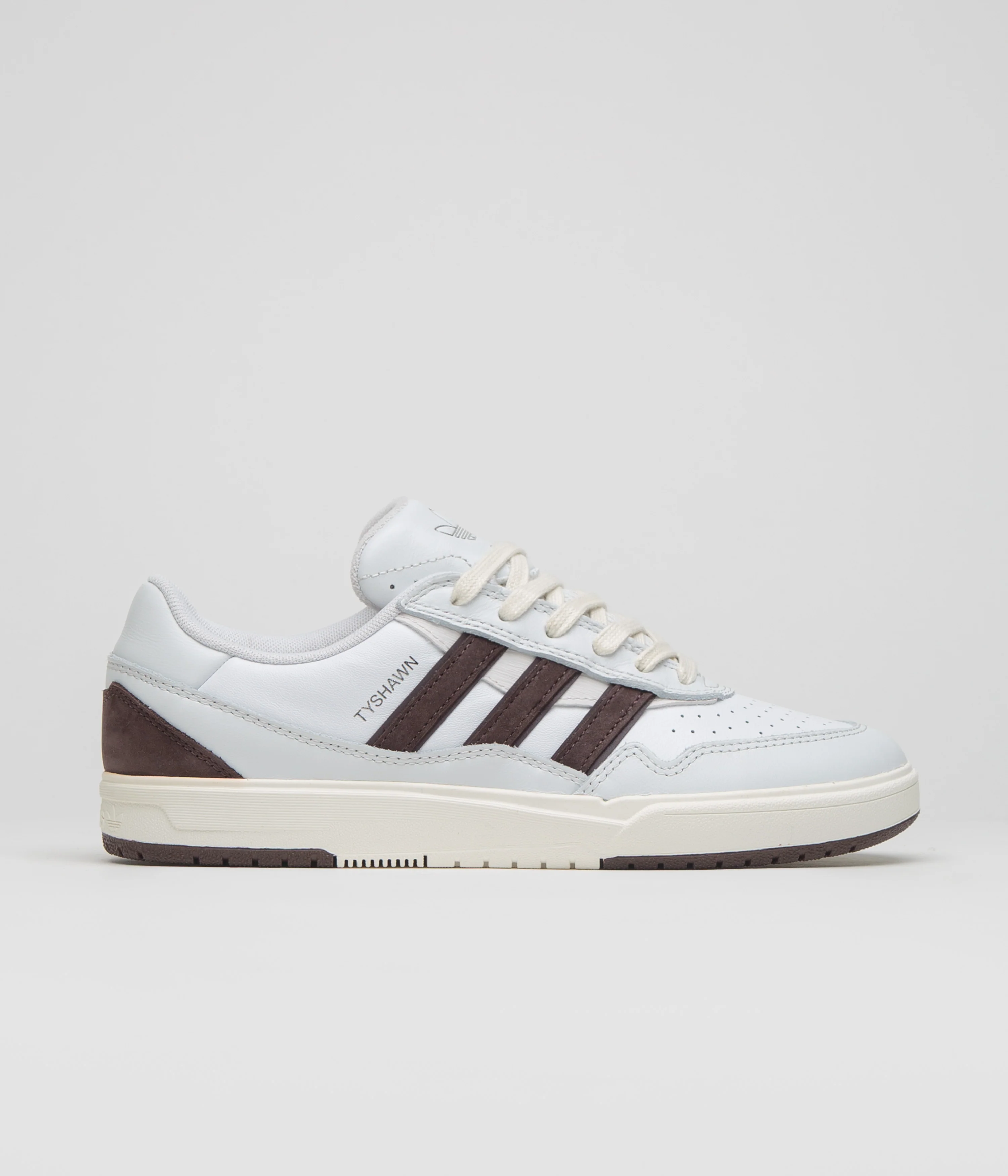 Adidas x Zach Saraceno Tyshawn II Shoes - Crystal White / Shadow Brown / Off White