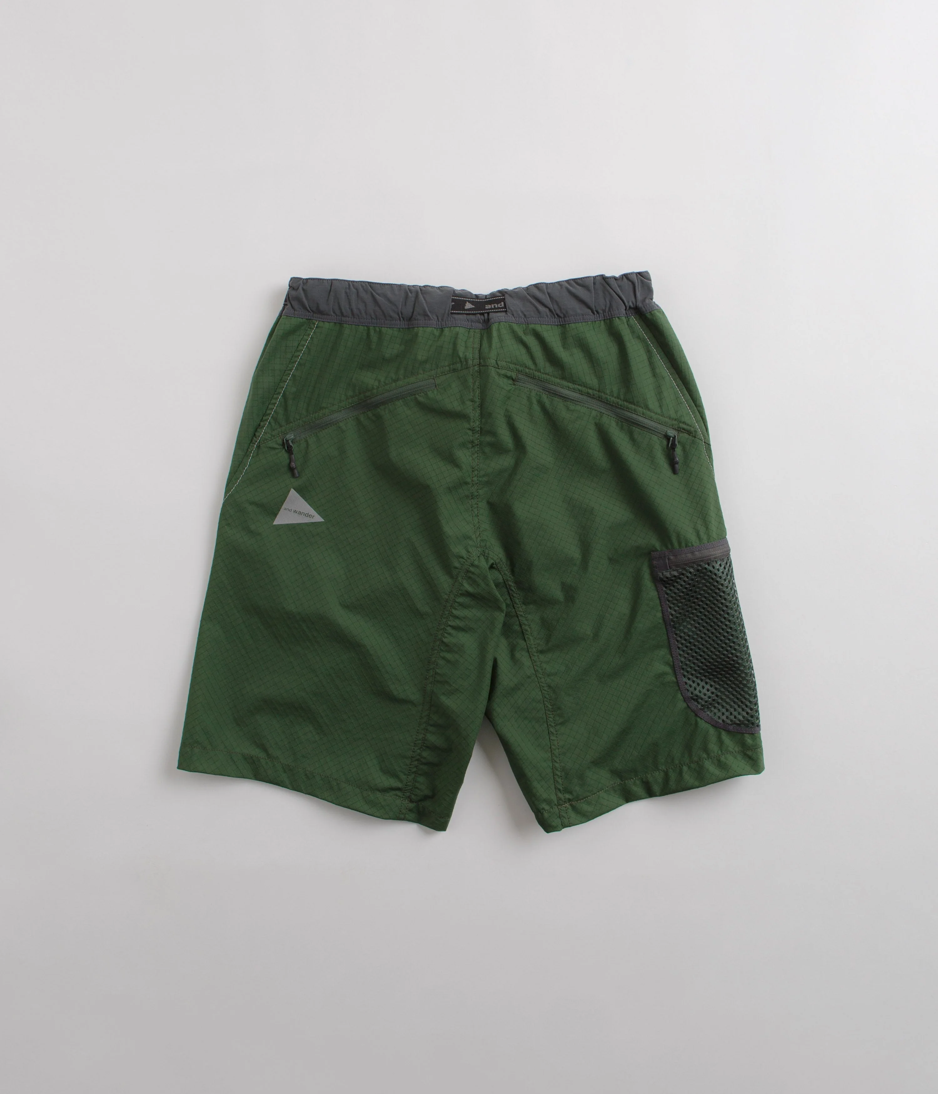 and wander Breath Rip Shorts - Green - Image 3