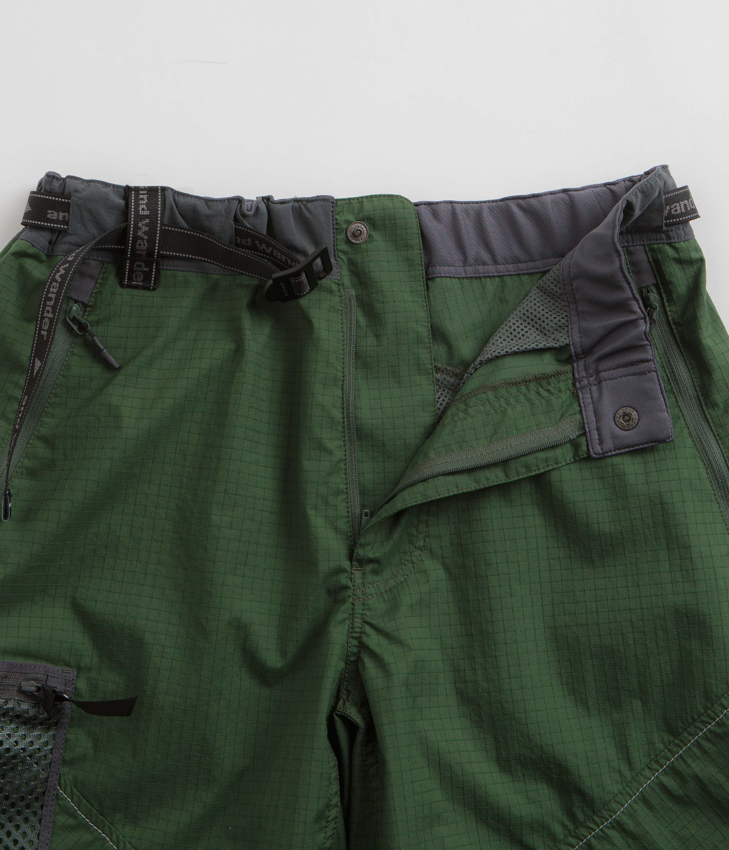 and wander Breath Rip Shorts - Green - Image 5