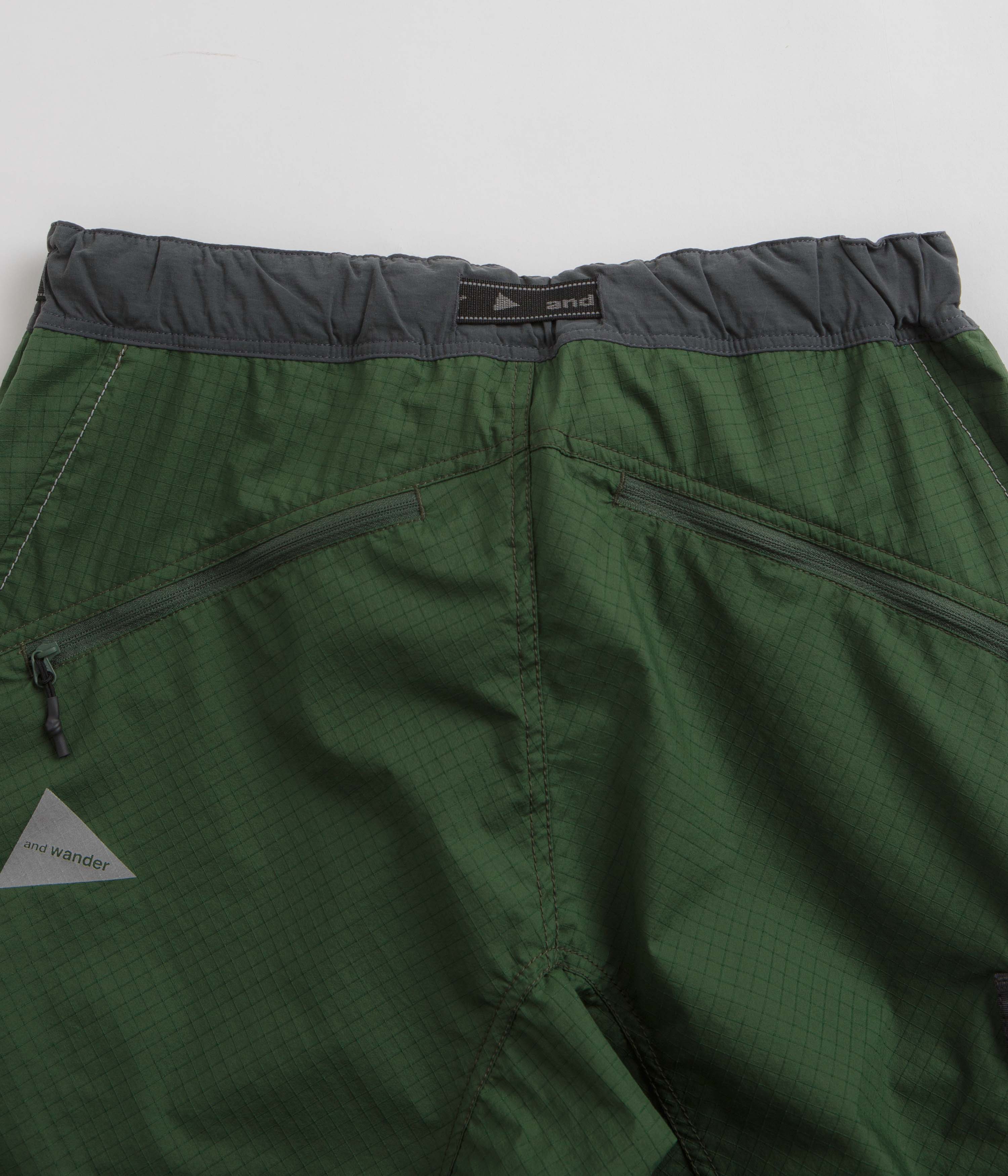 and wander Breath Rip Shorts - Green - Image 6