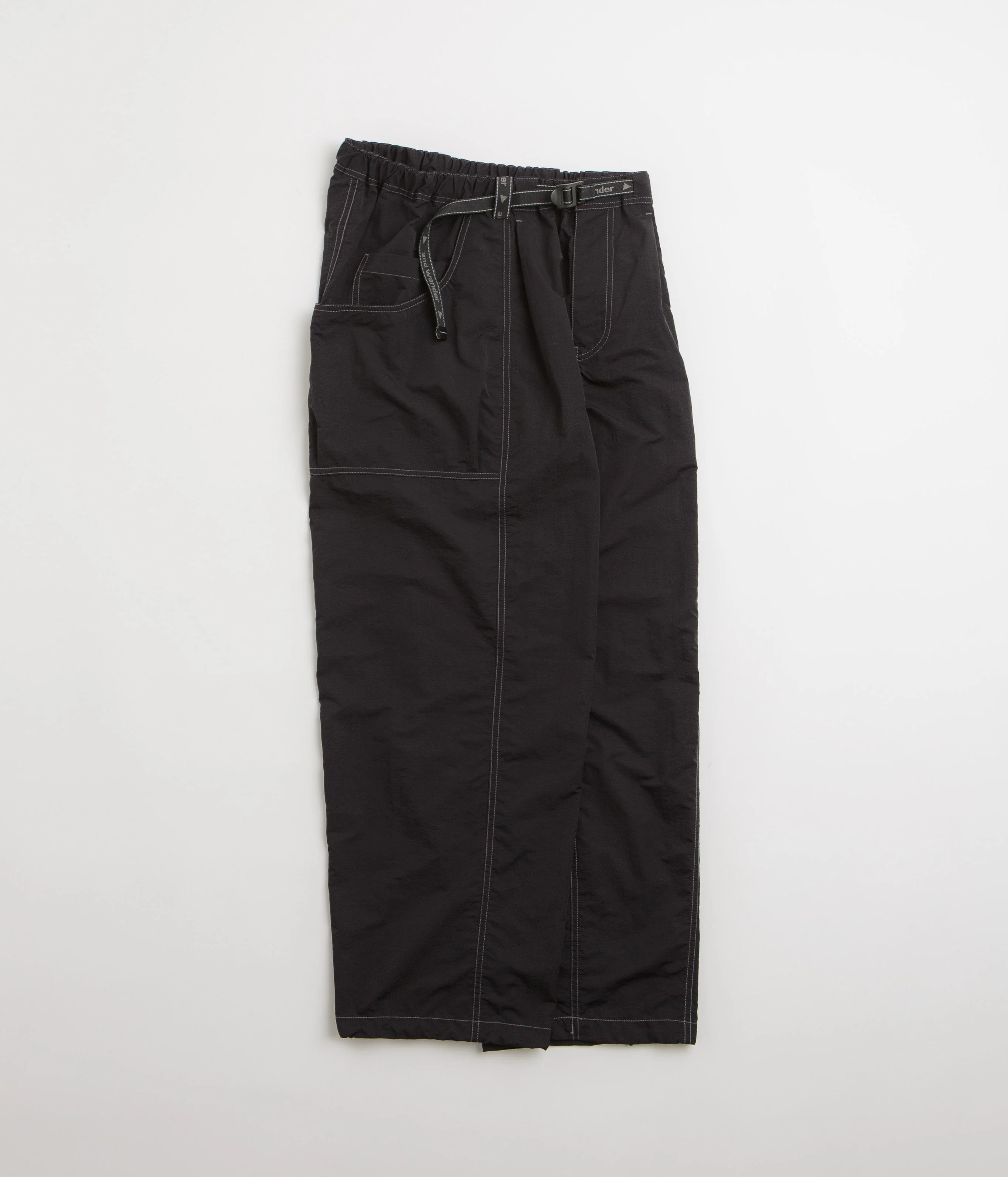 and wander Crinkled Nylon Pants - Black - Image 3