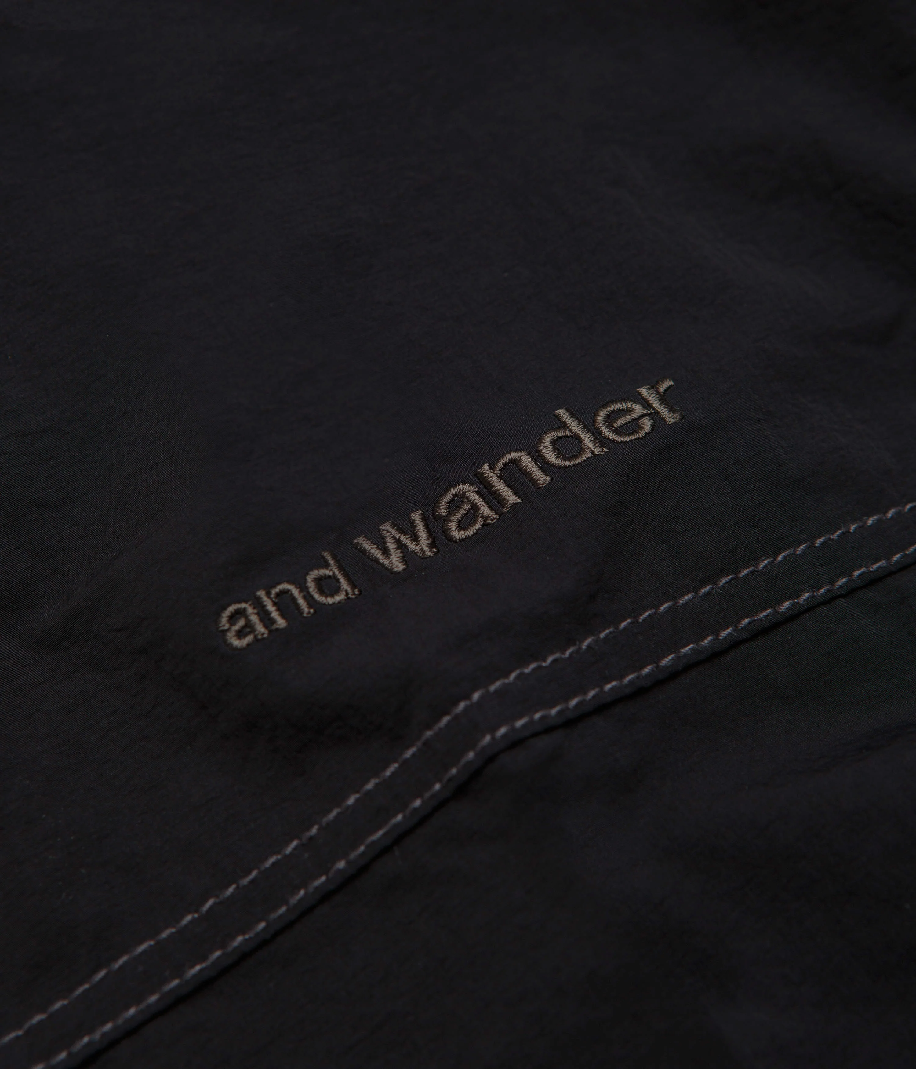 and wander Crinkled Nylon Pants - Black - Image 7
