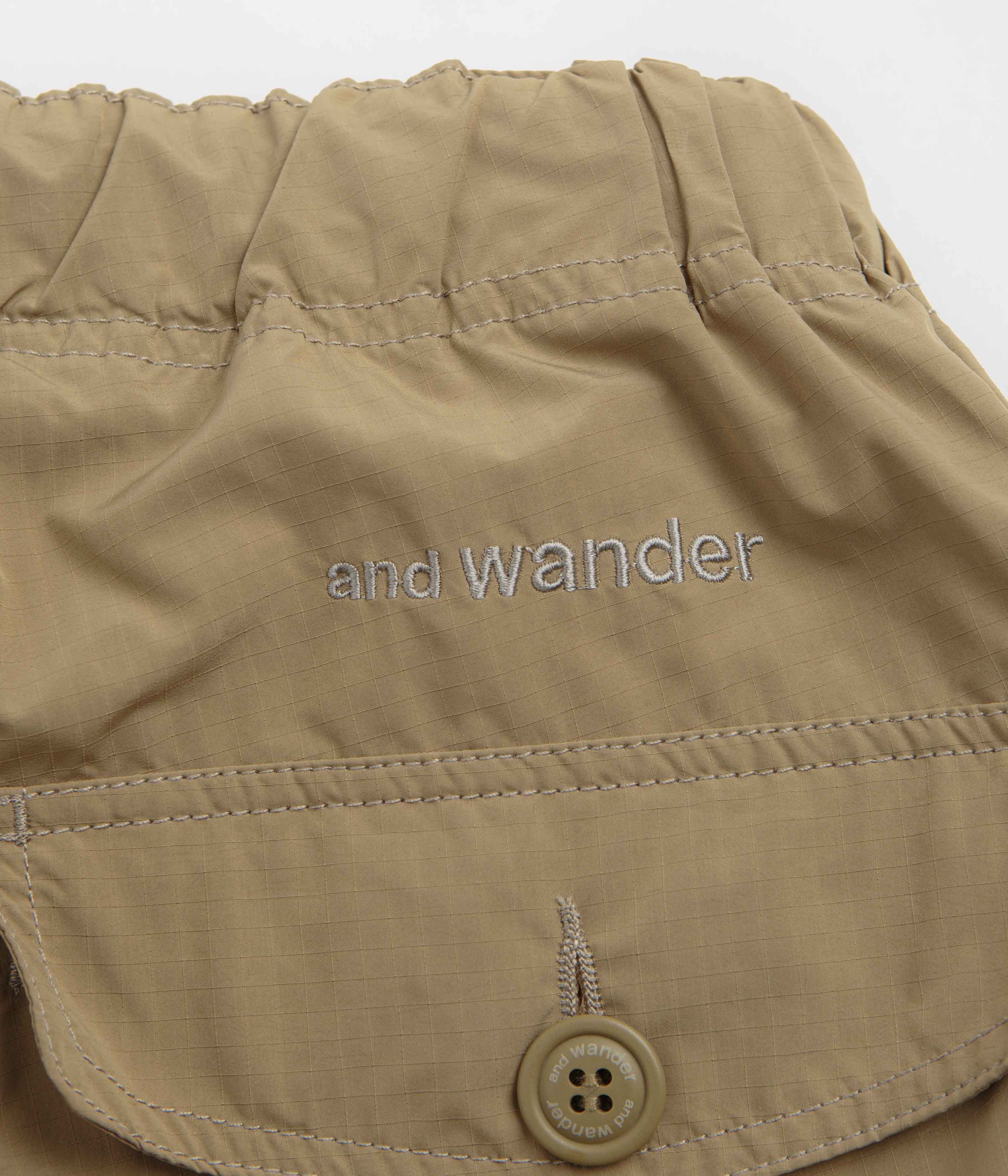 and wander Oversized Cargo Pants - Beige - Image 10