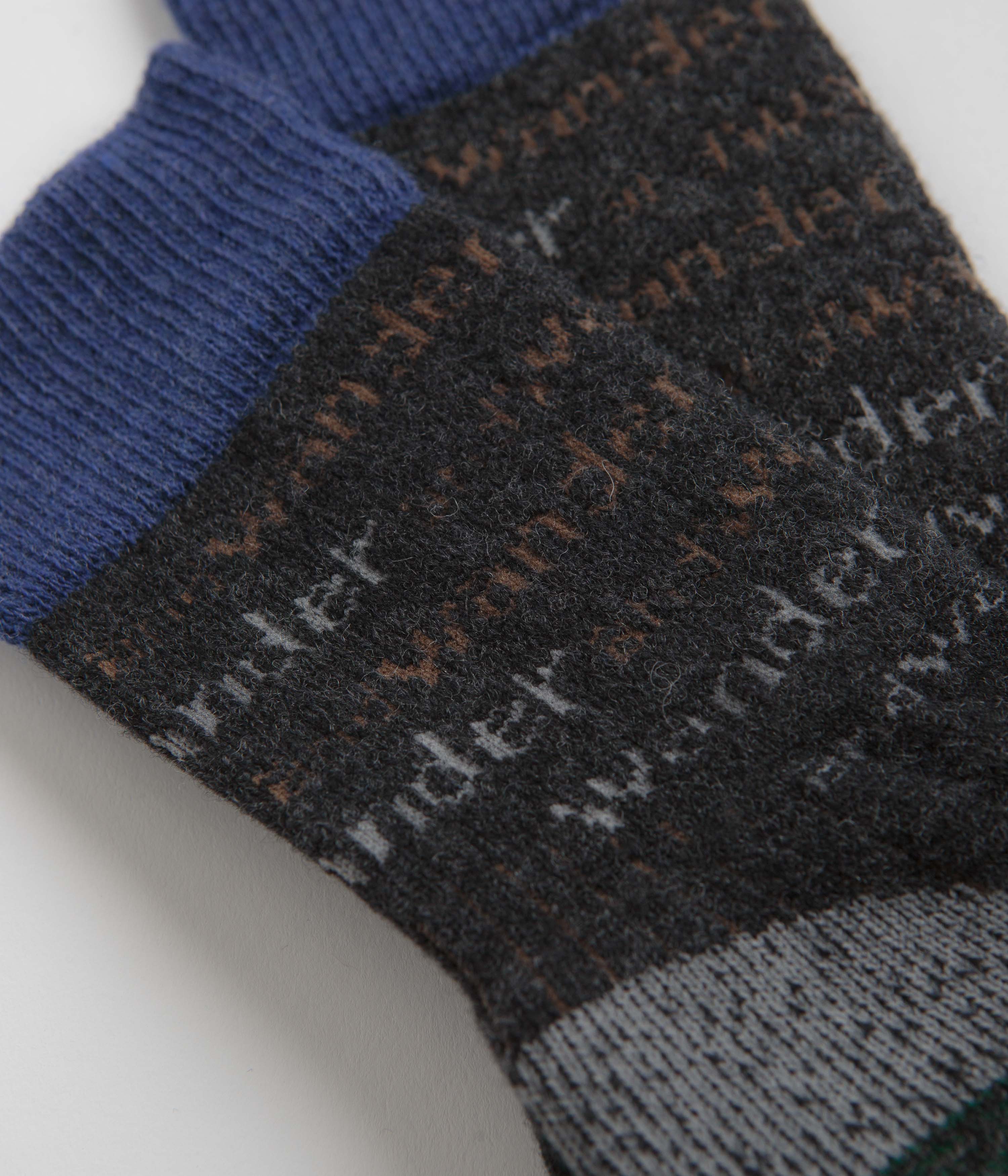 and wander Wool Socks - Charcoal - Image 2