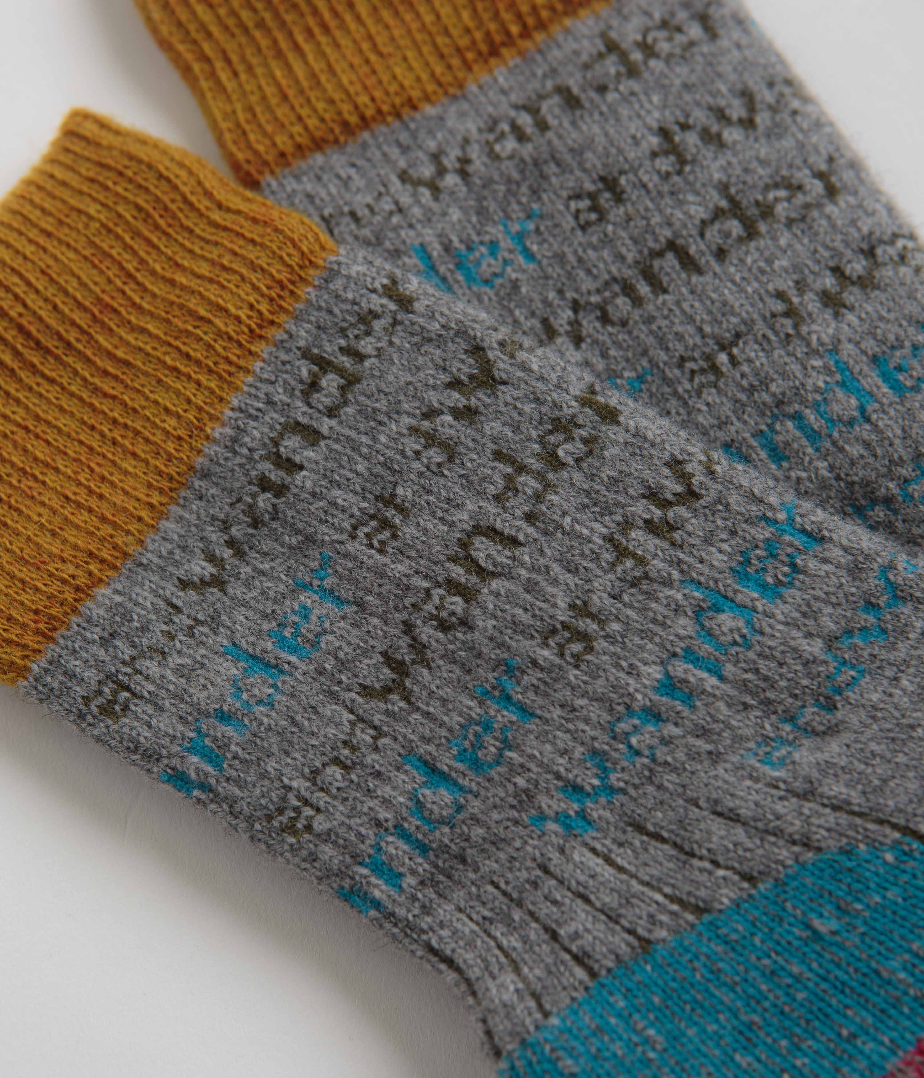 and wander Wool Socks - Light Grey - Image 2