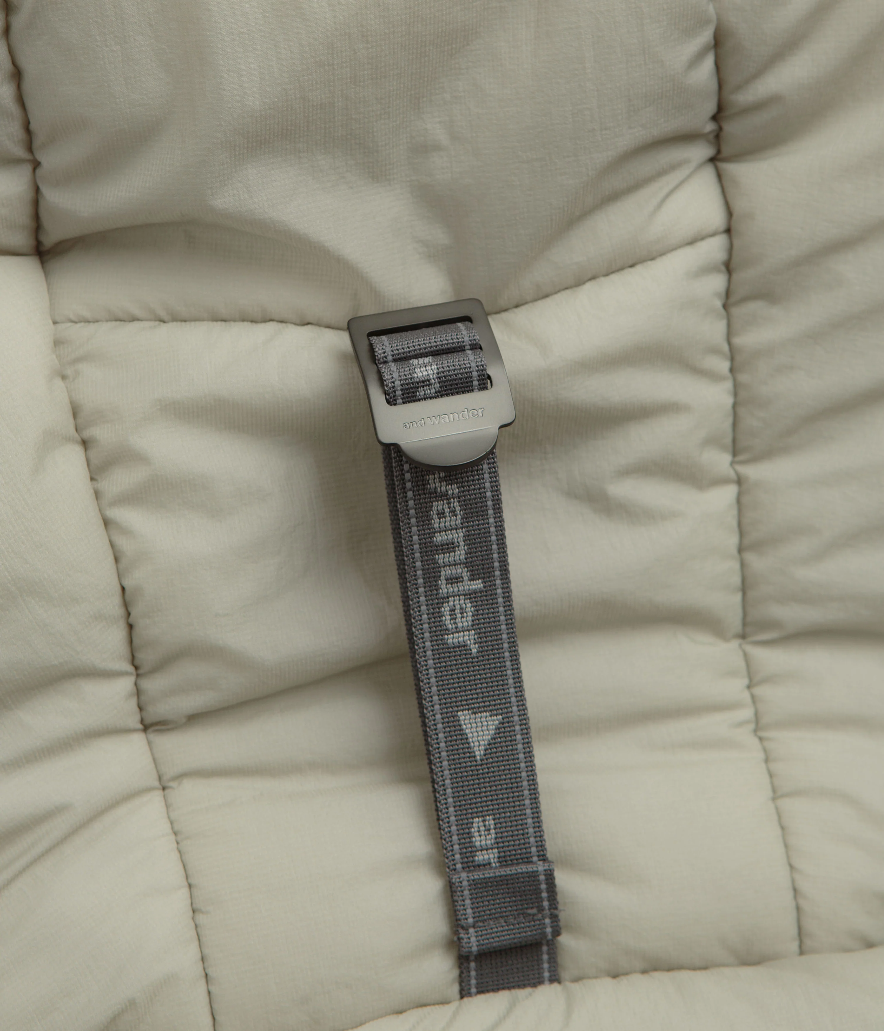 and wander x Maison Kitsune Nordic Border Insulation Jacket - Light Beige - Image 6