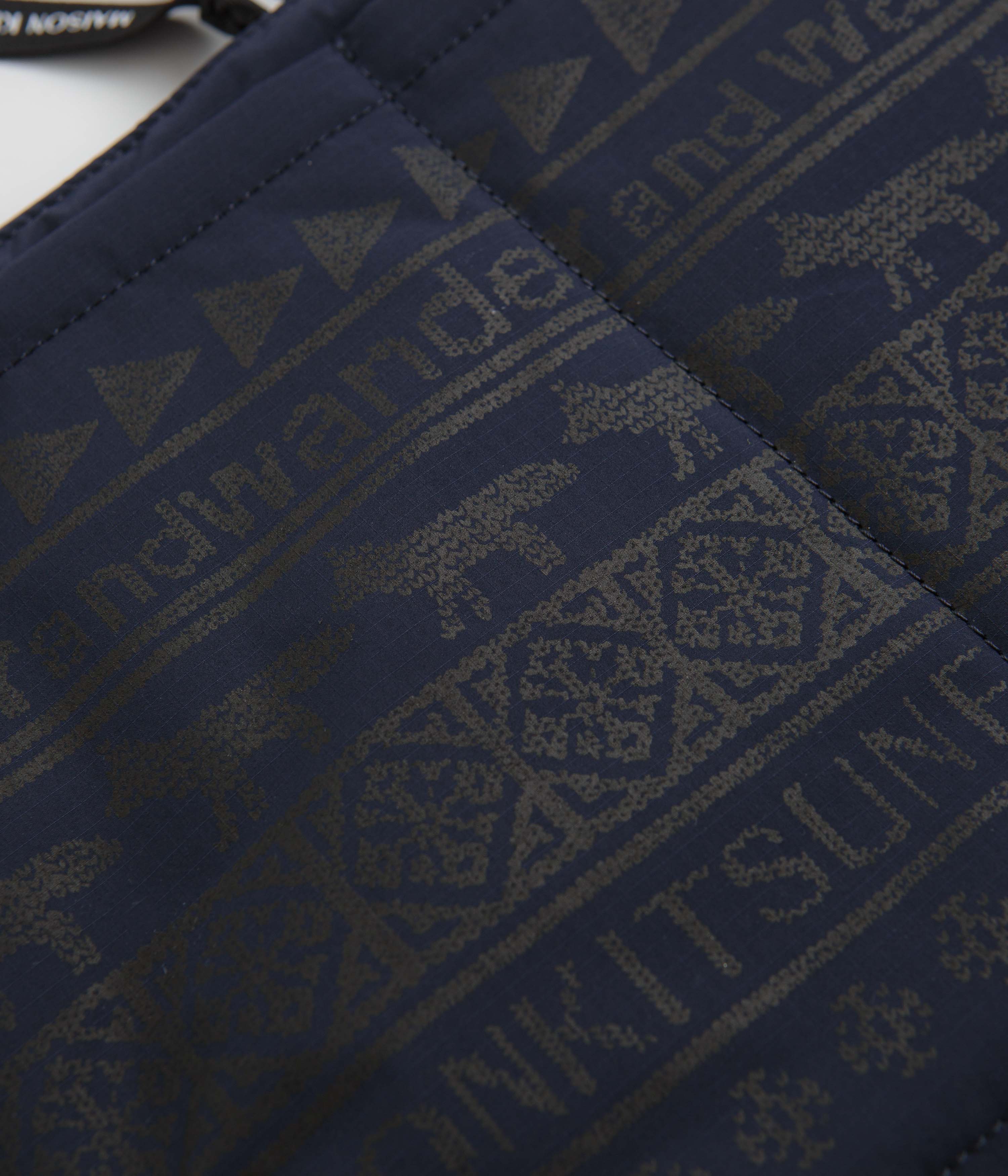 and wander x Maison Kitsune Sacoche - Navy - Image 2