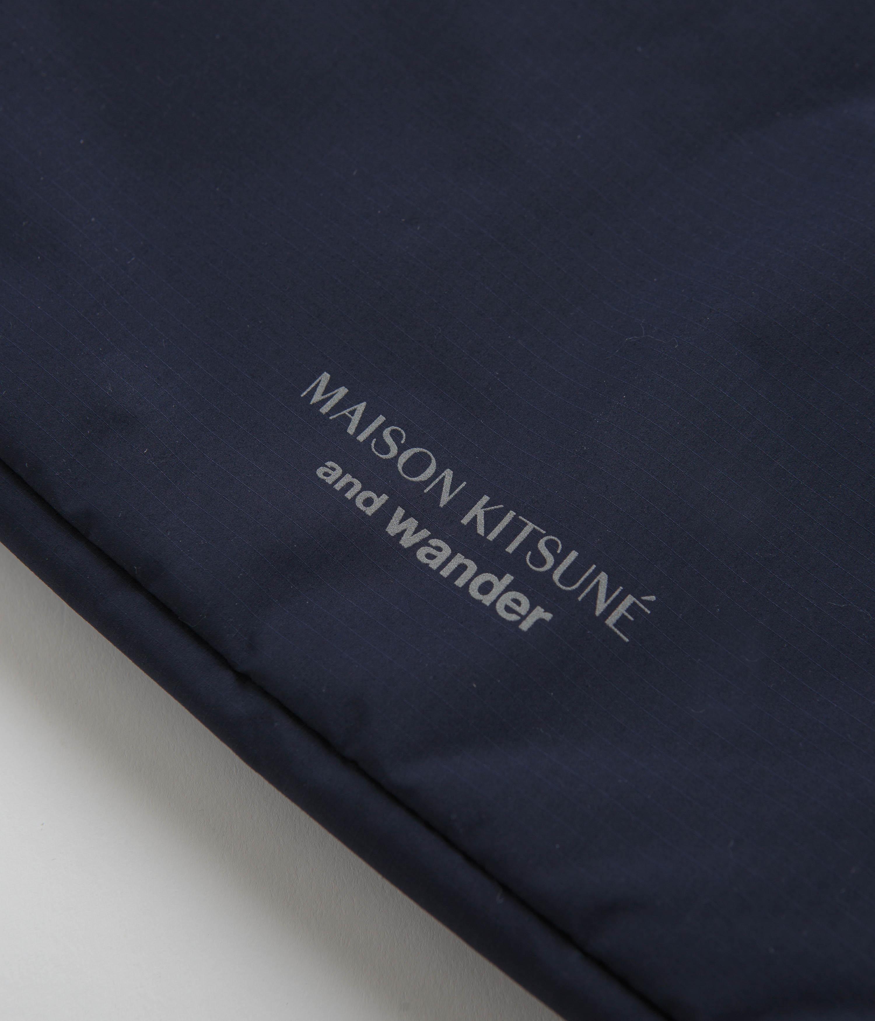 and wander x Maison Kitsune Sacoche - Navy - Image 5