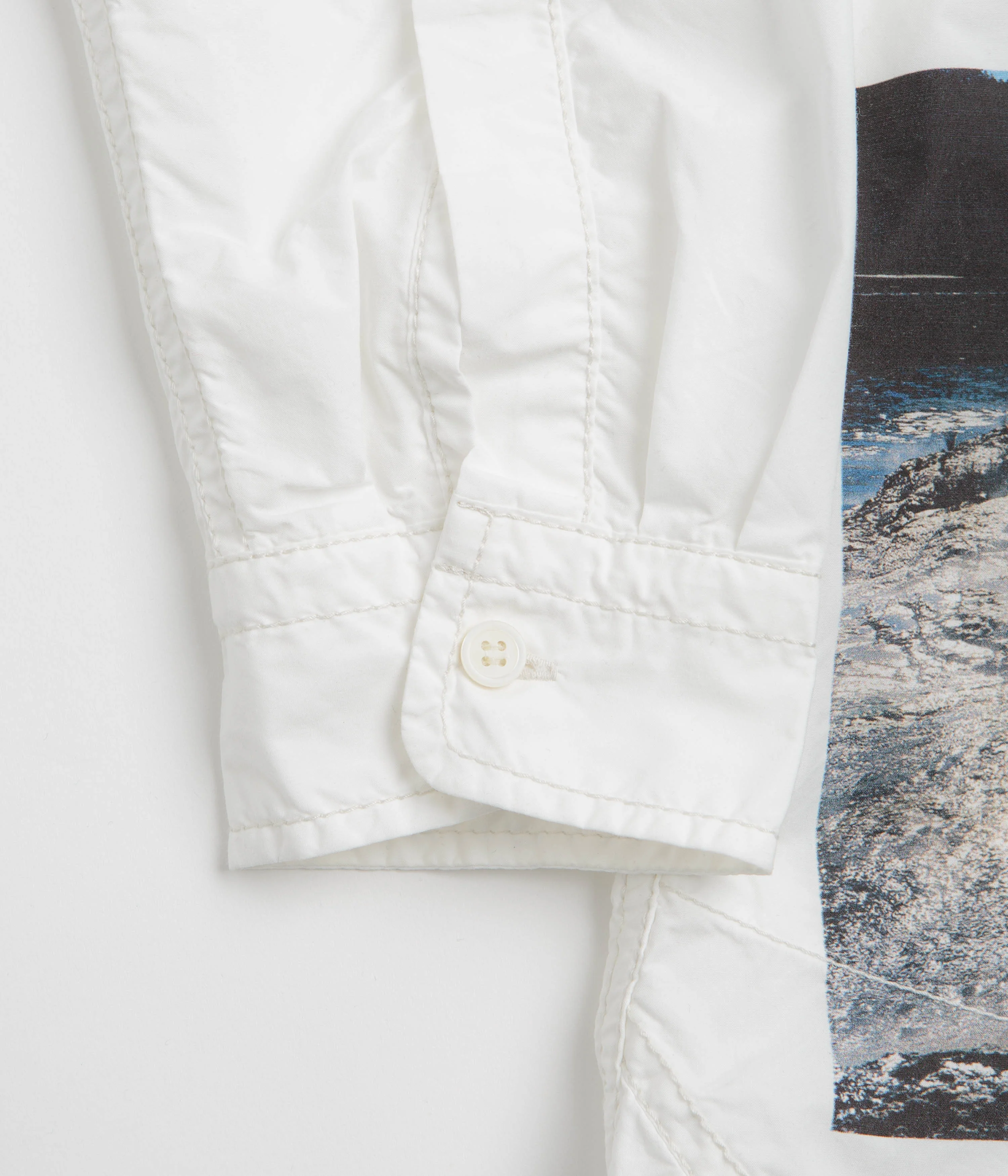 and wander x Naoki Ishikawa The Void Sea Shirt - White - Image 7