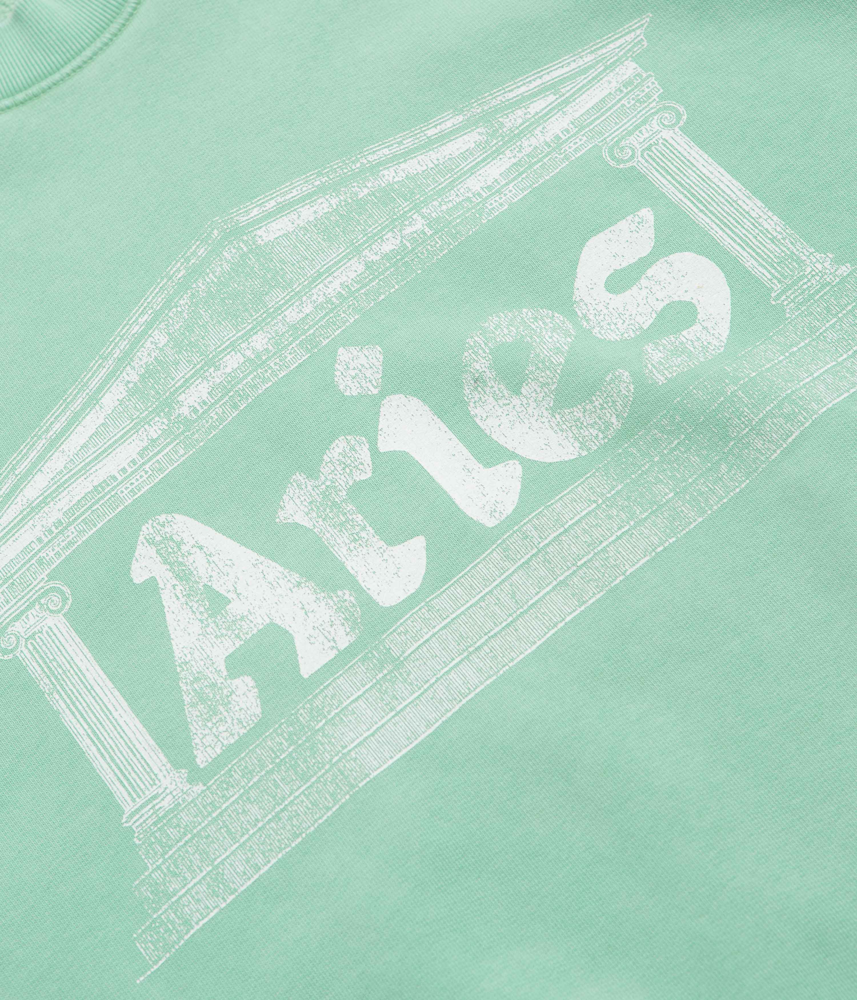Aries Aged Ancient Column Crewneck Sweatshirt - Aqua - Image 3
