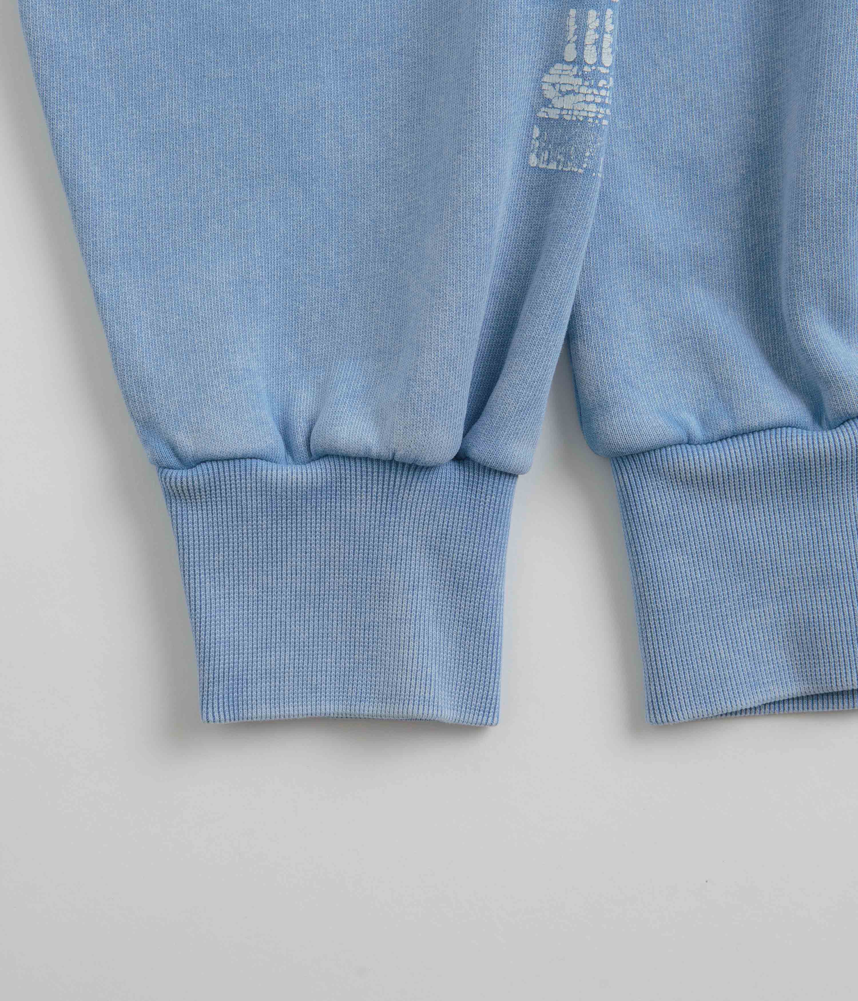 Aries Aged Ancient Column Crewneck Sweatshirt - Pale Blue - Image 3