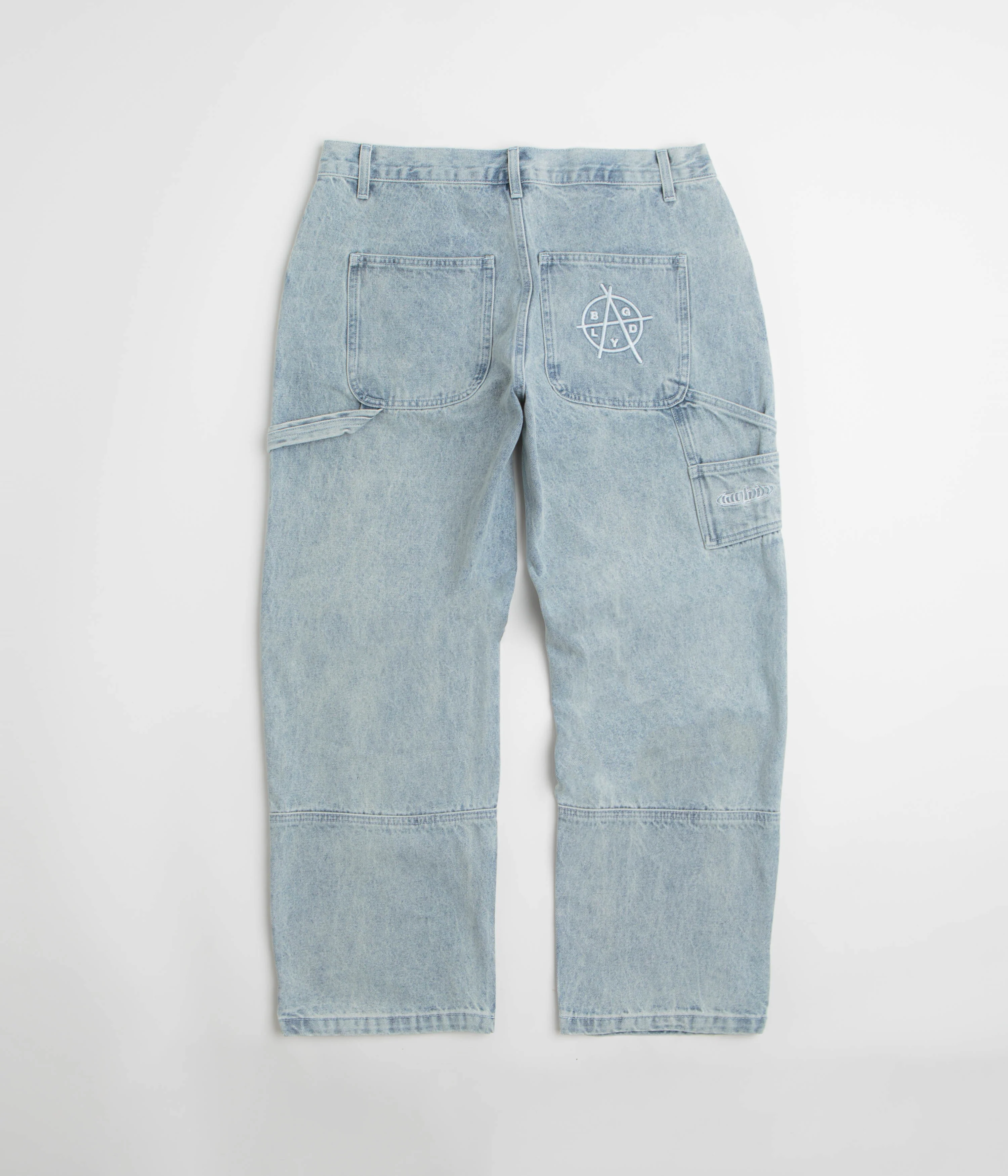 Baglady Carpenter Jeans - Light Wash - Image 3