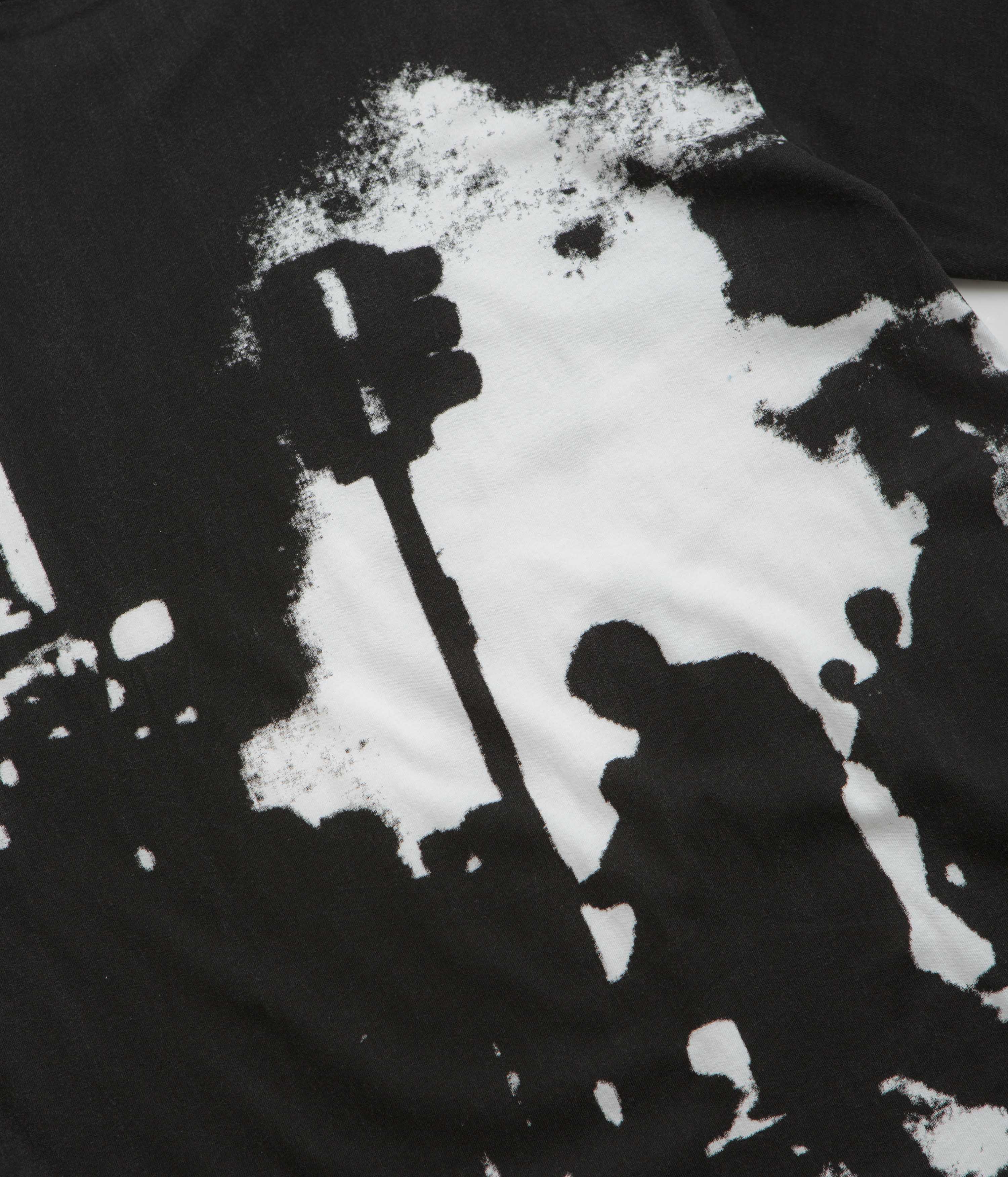 Baglady Linger T-Shirt - White / Black - Image 5
