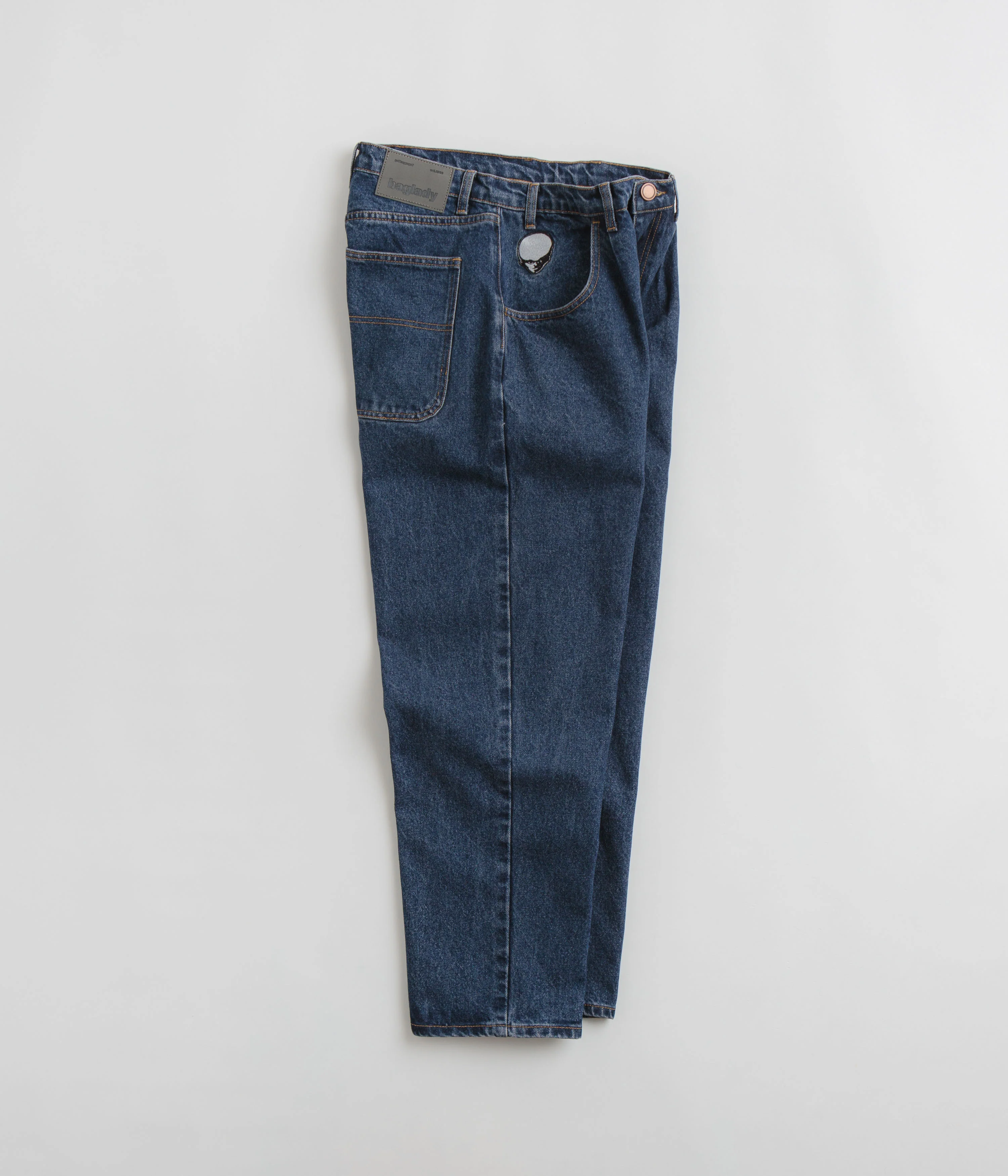 Baglady Logo Jeans - Indigo Blue - Image 2