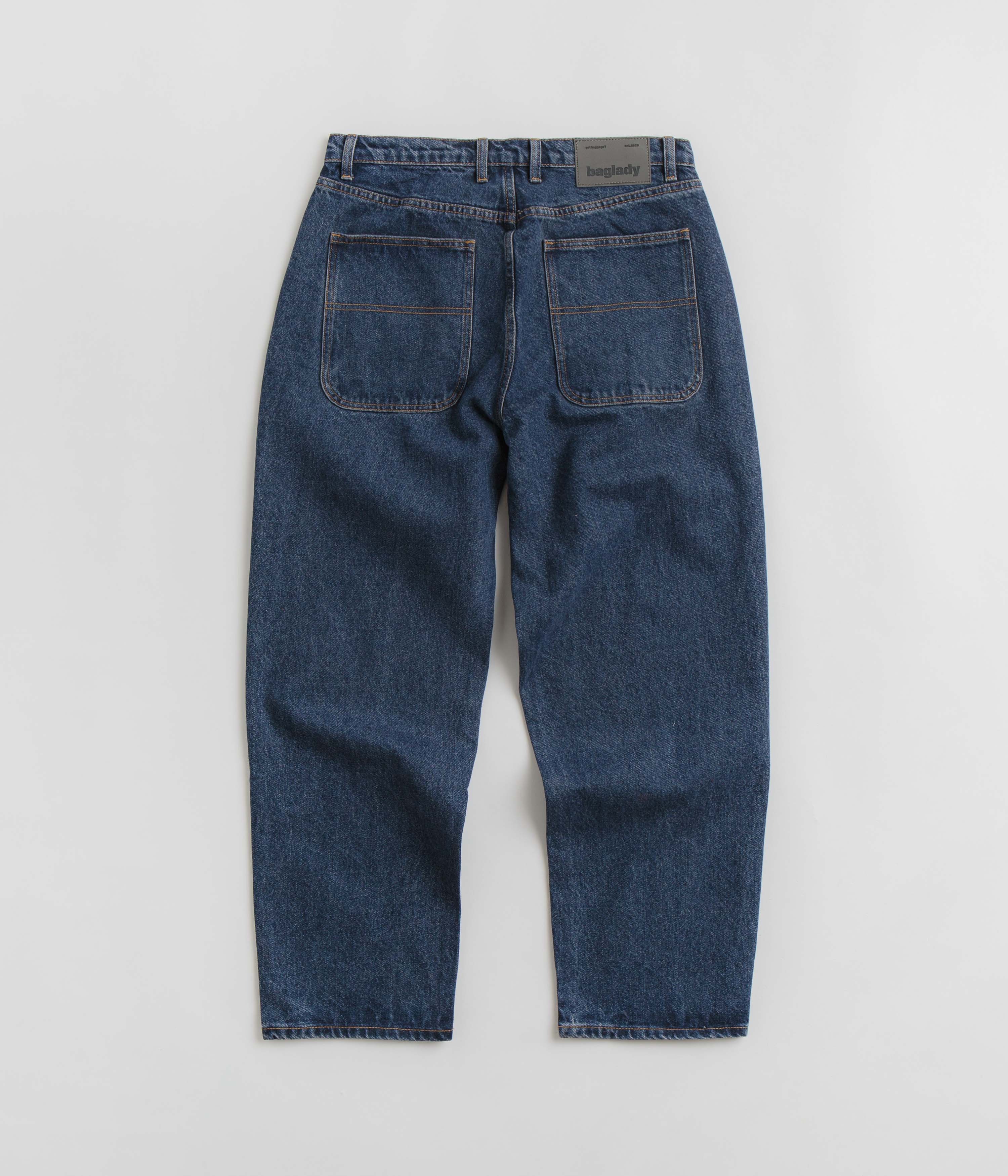 Baglady Logo Jeans - Indigo Blue - Image 3