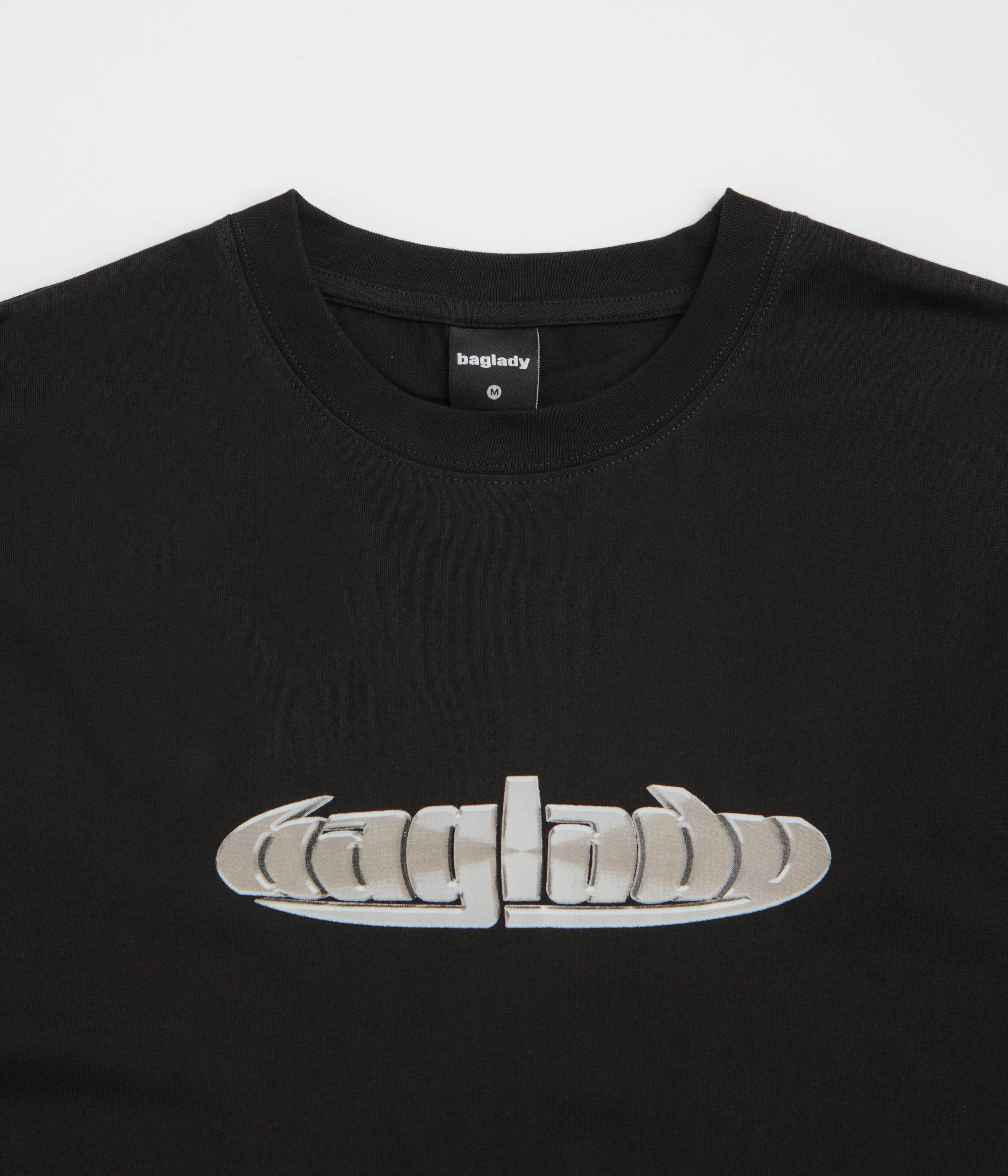 Baglady Metal T-Shirt - Black - Image 3