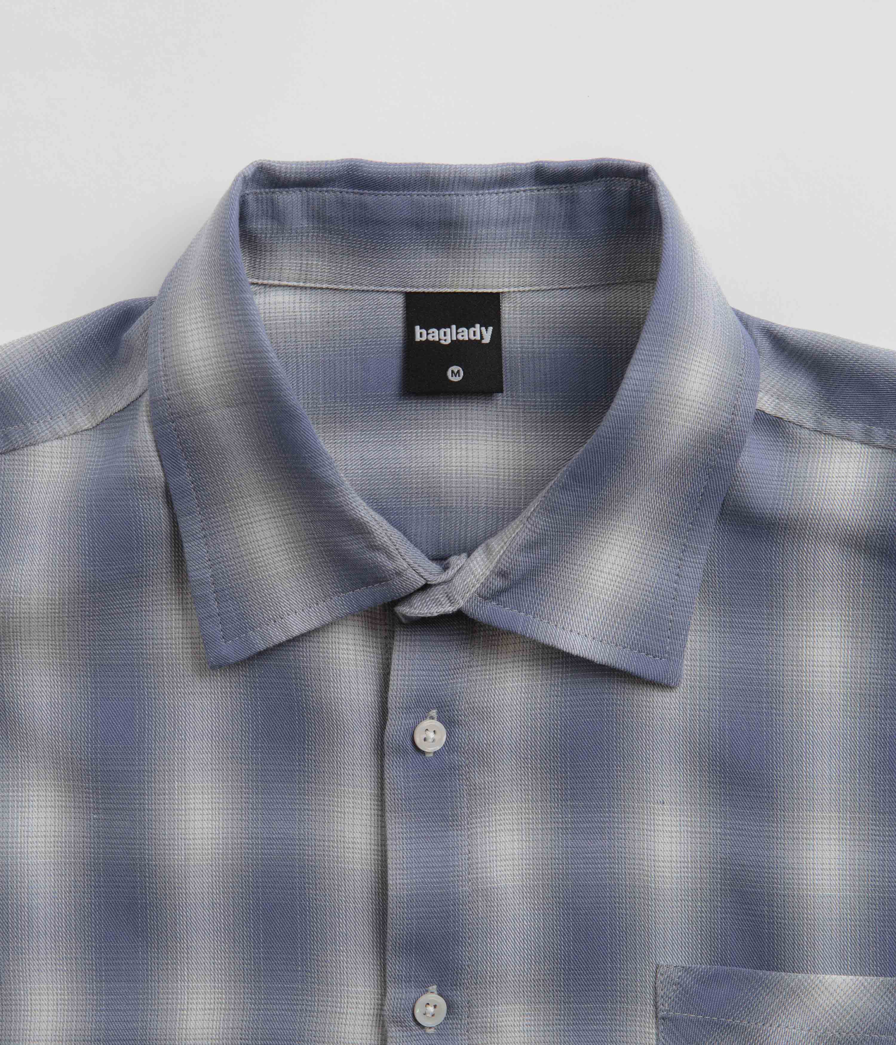 Baglady Plaid Shirt - Blue Multi - Image 4