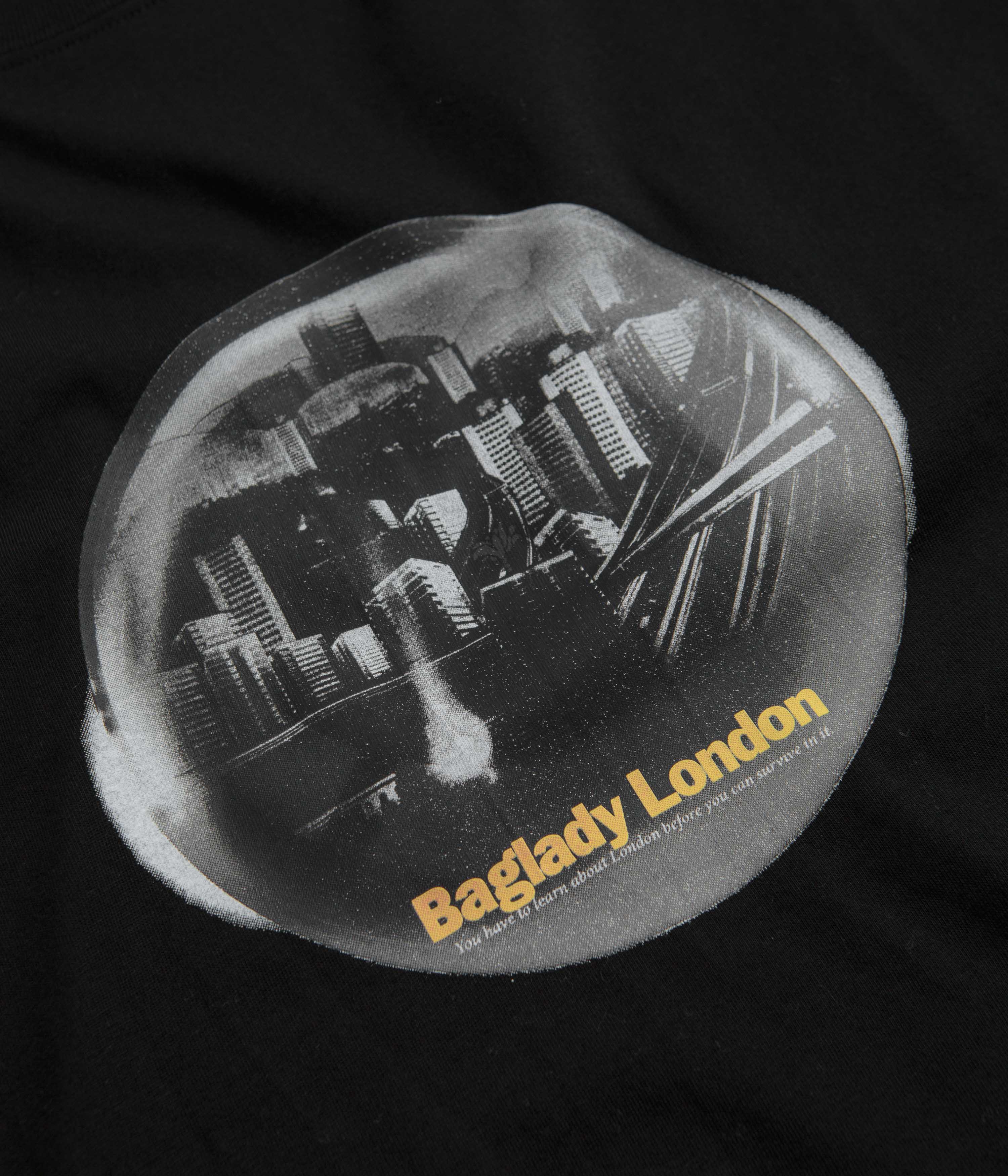 Baglady Survive London T-Shirt - Black - Image 2