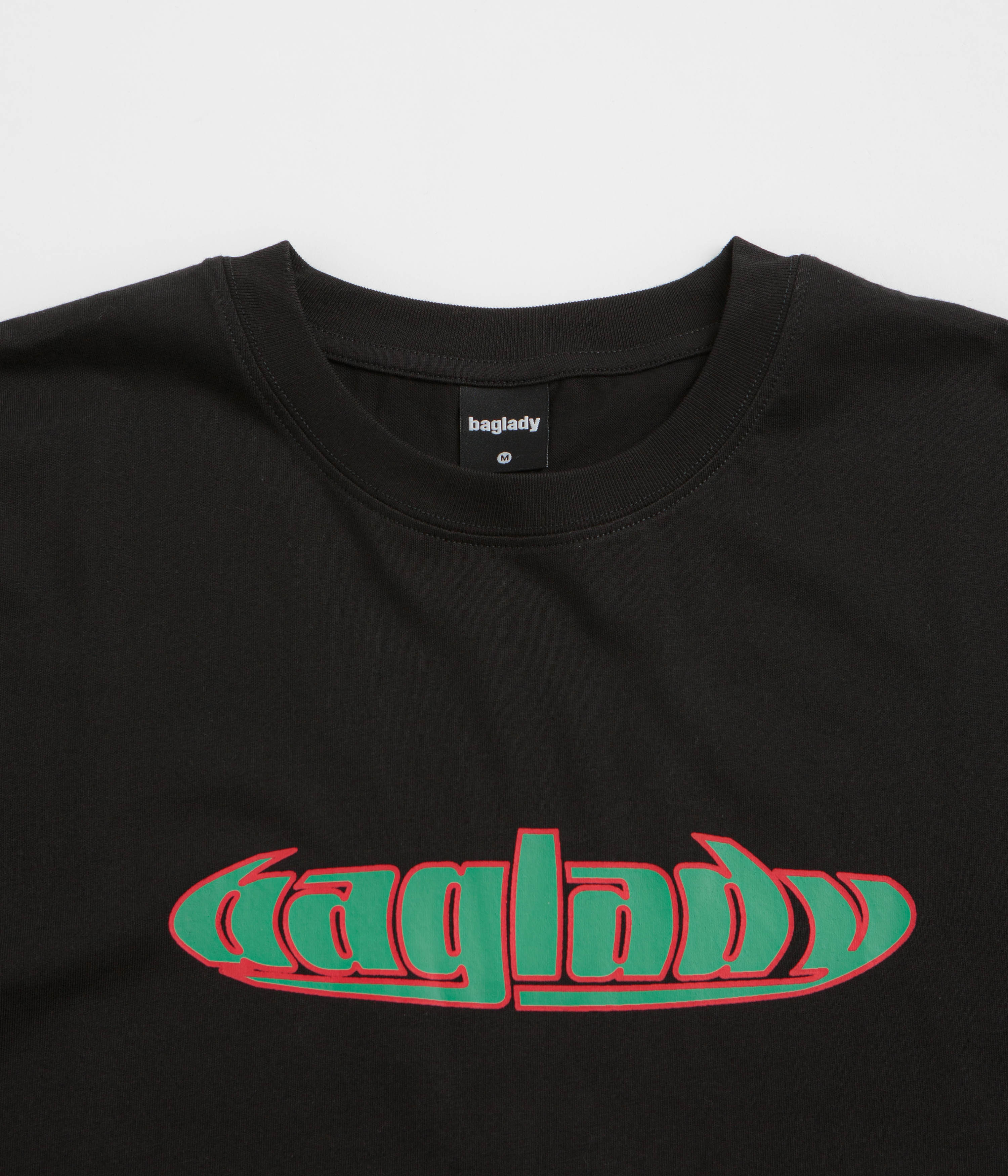 Baglady Warp T-Shirt - Black - Image 3