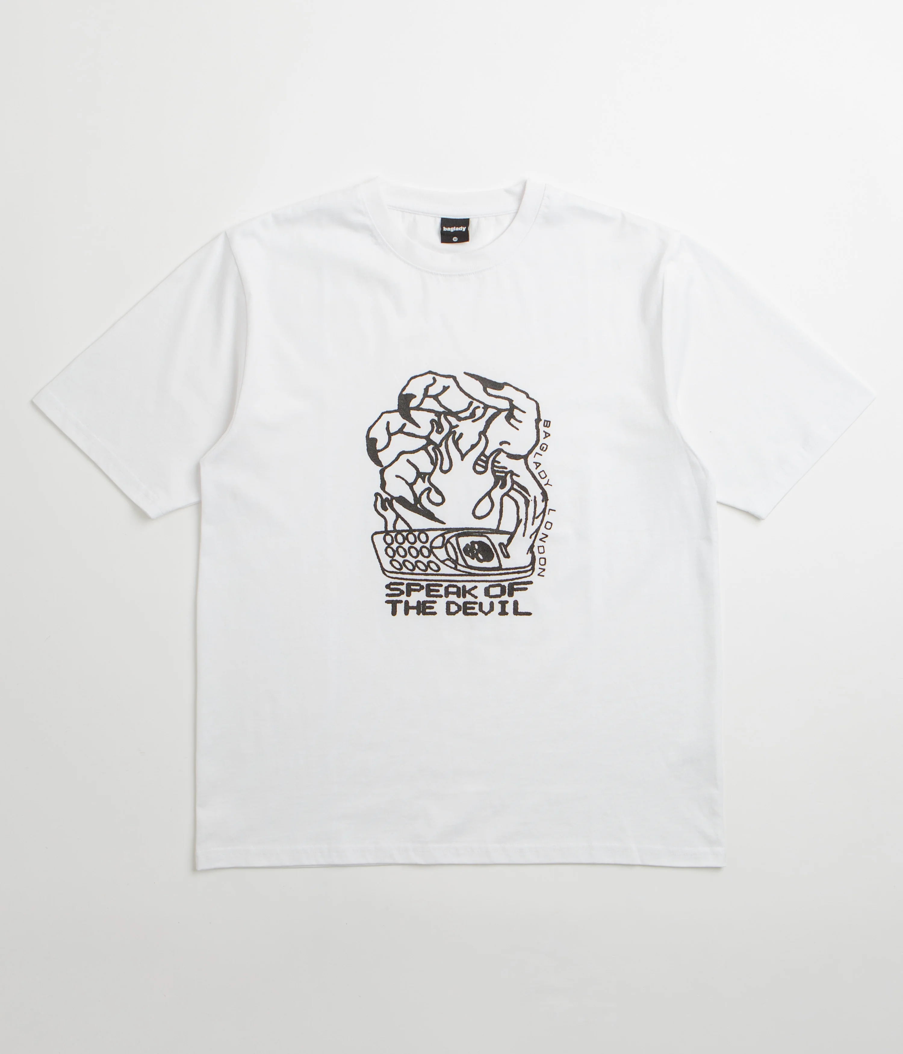Baglady x DDF Speak Of The Devil T-Shirt - White