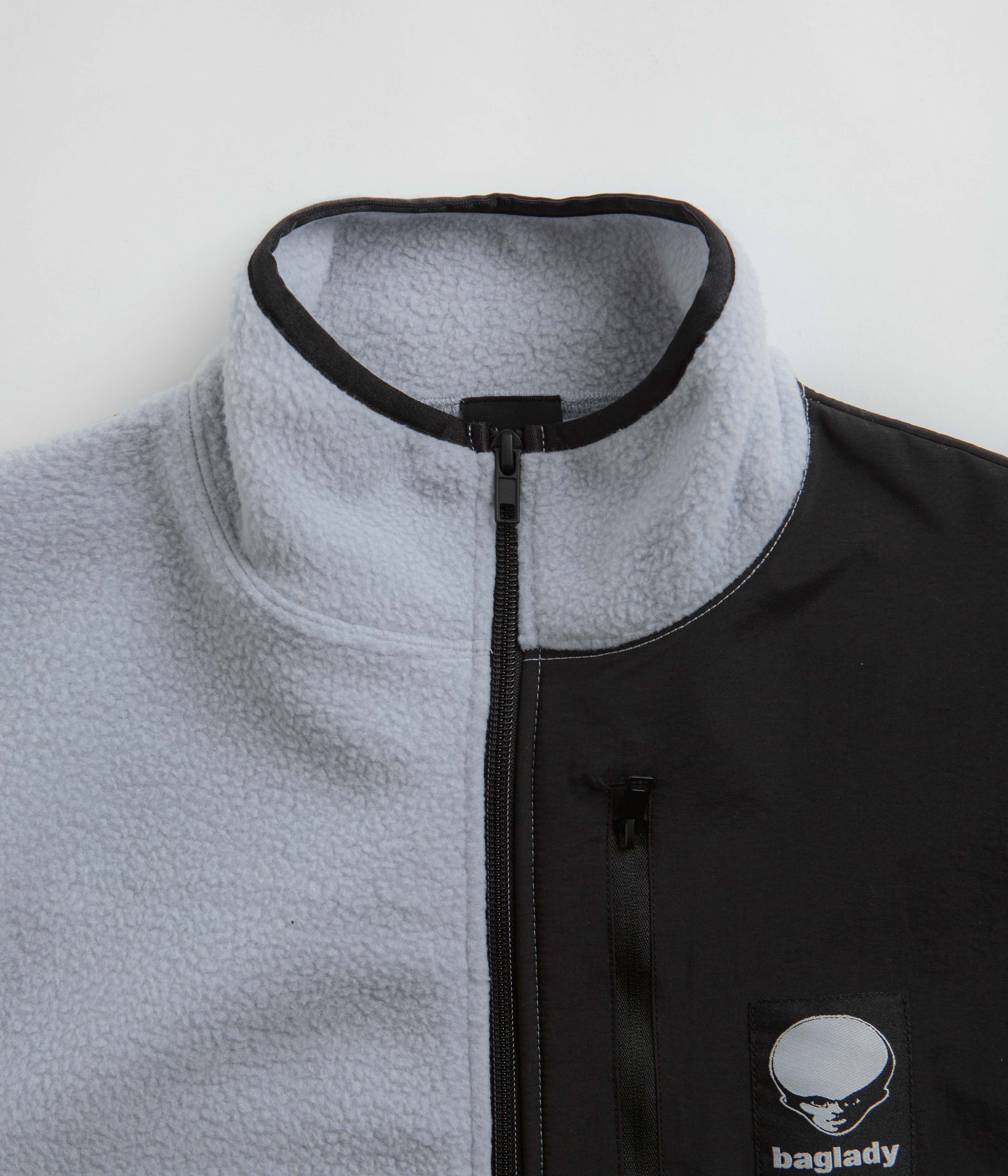 Baglady Zip Up Fleece - Ice Blue - Image 5