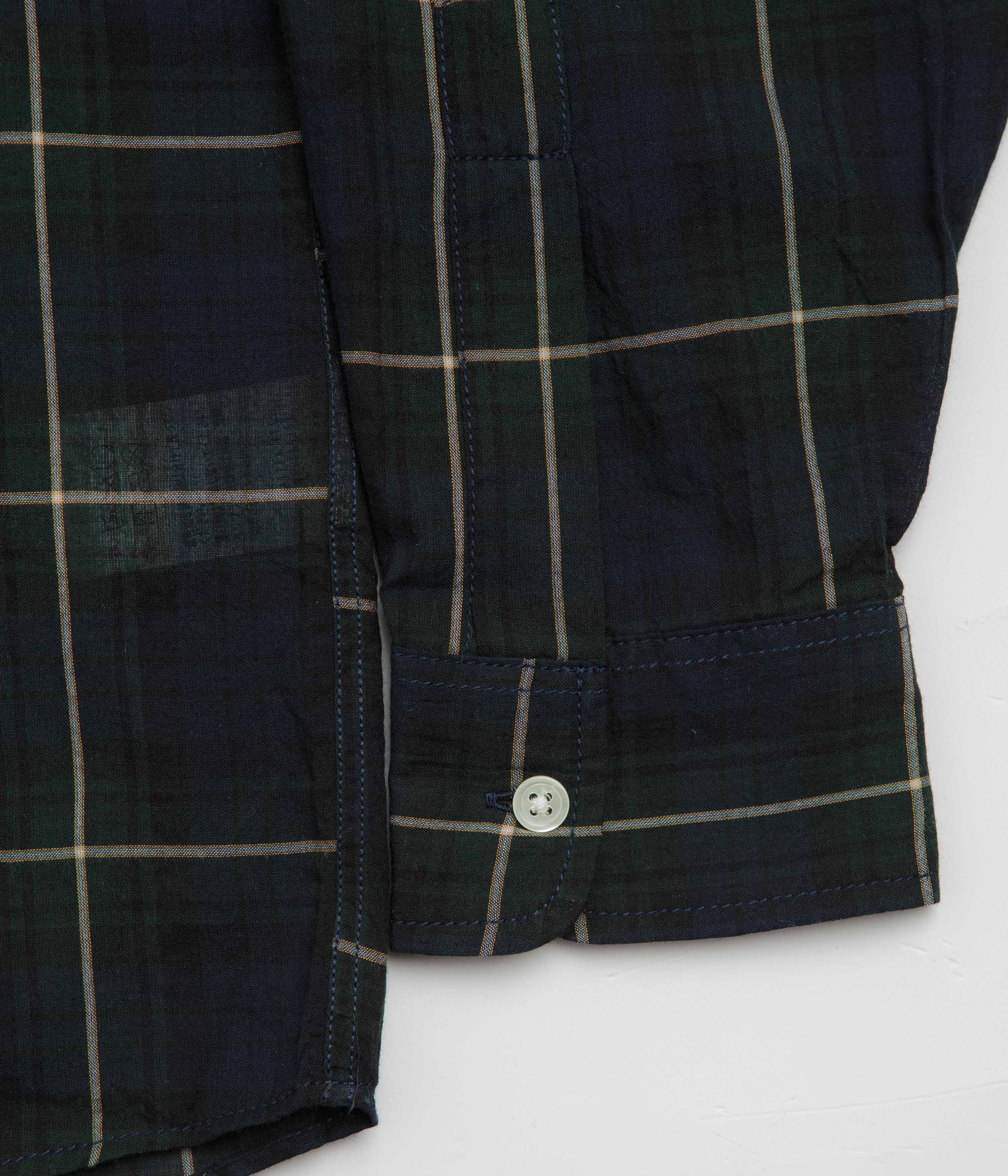 Battenwear BD Scout Shirt - Navy Plaid - Image 5