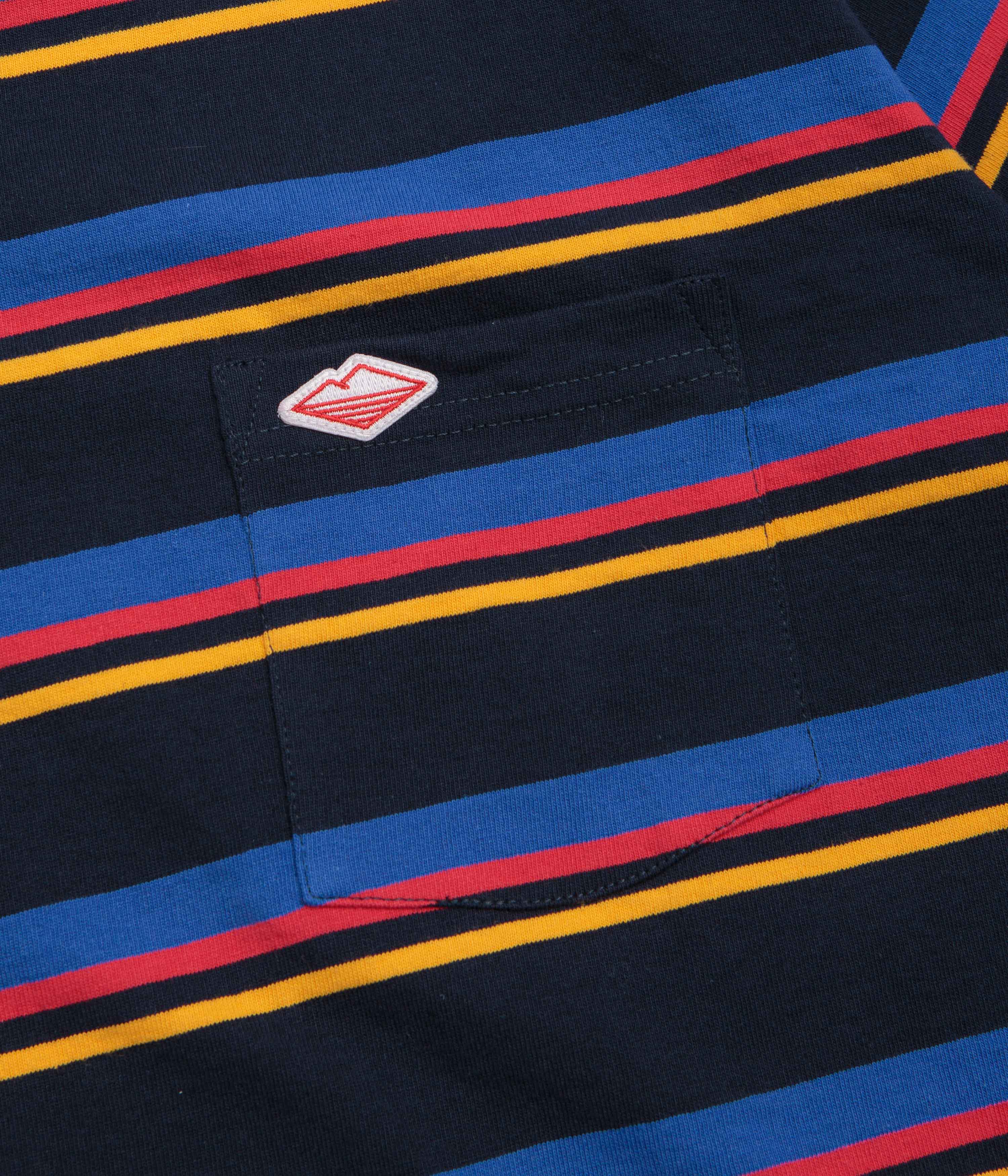 Battenwear Pocket Rugby T-Shirt - Multi Stripe - Image 2