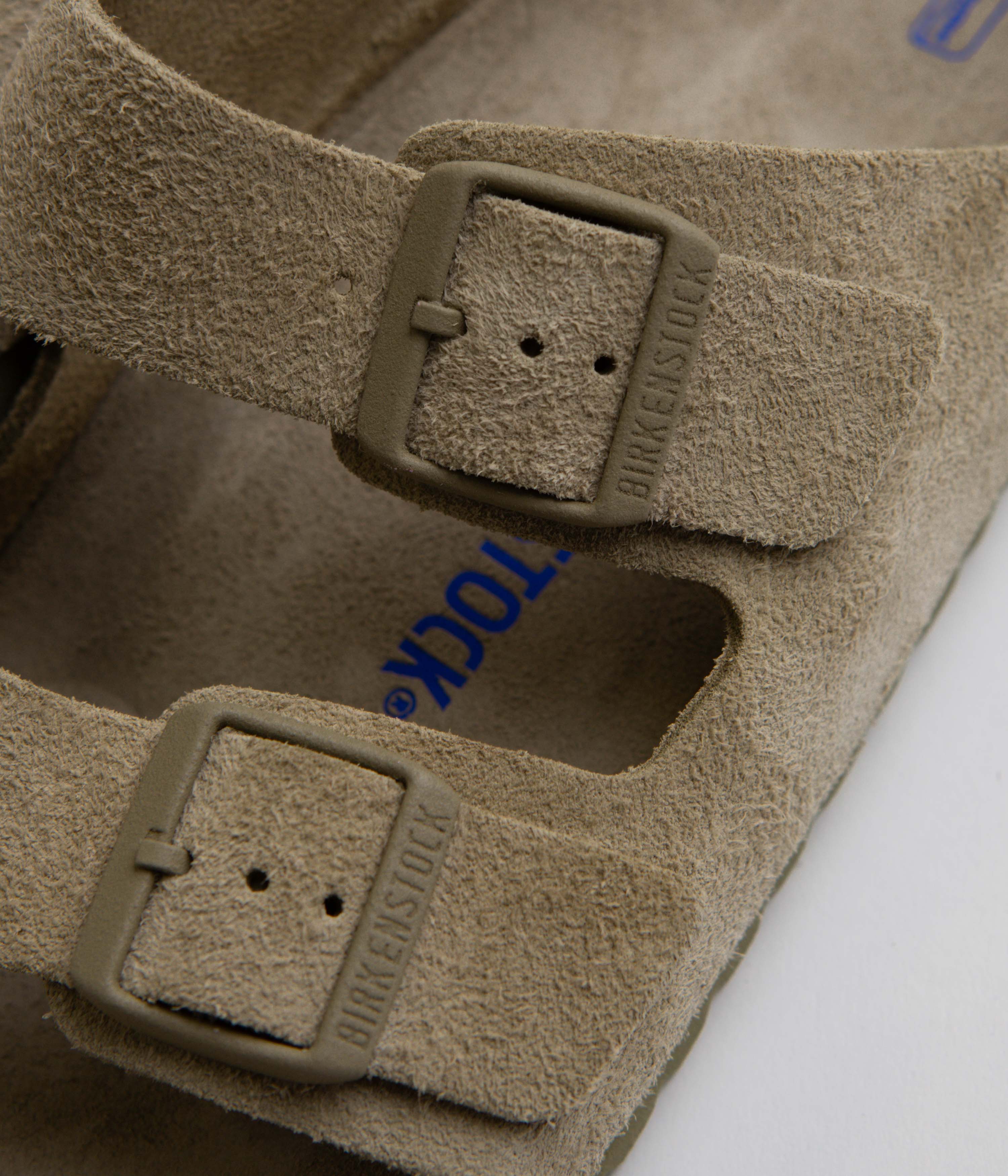 Birkenstock Arizona SFB Sandals - Faded Khaki - Image 3