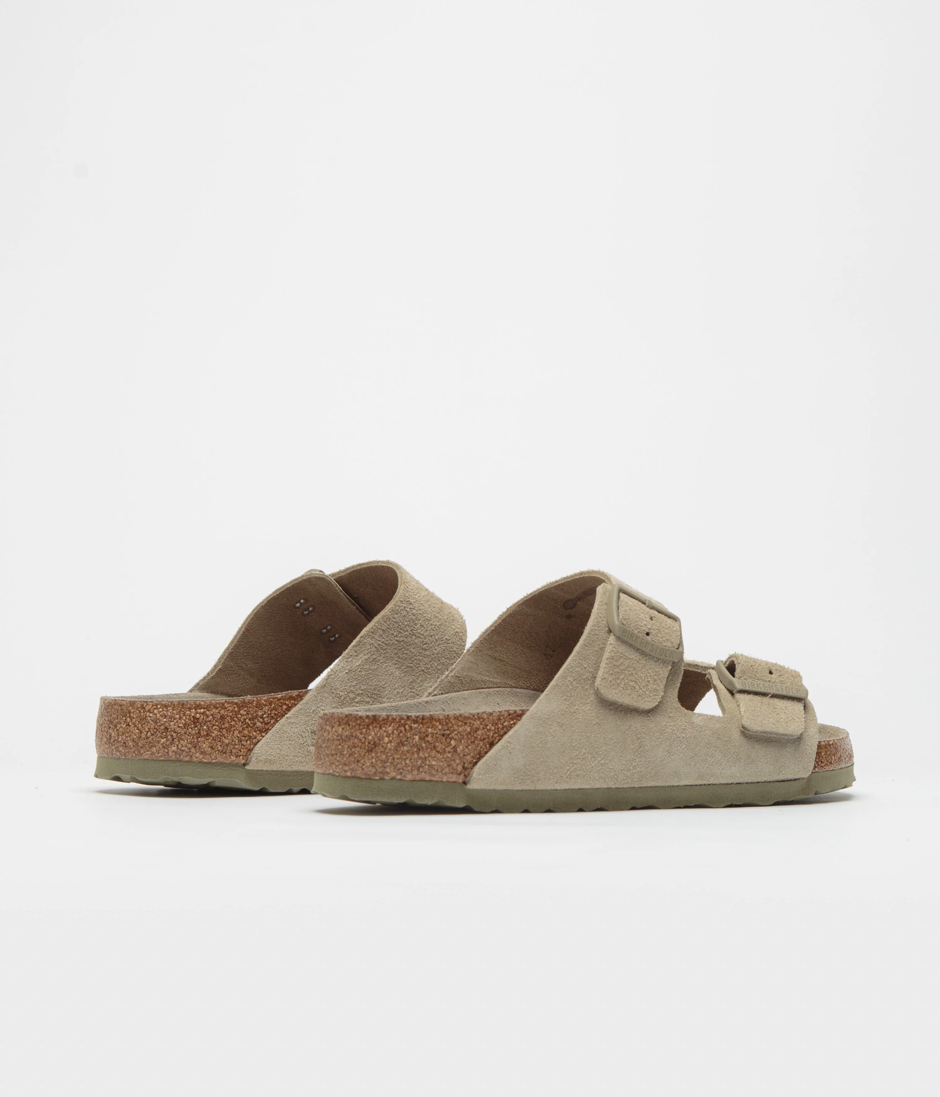 Birkenstock Arizona SFB Sandals - Faded Khaki - Image 4