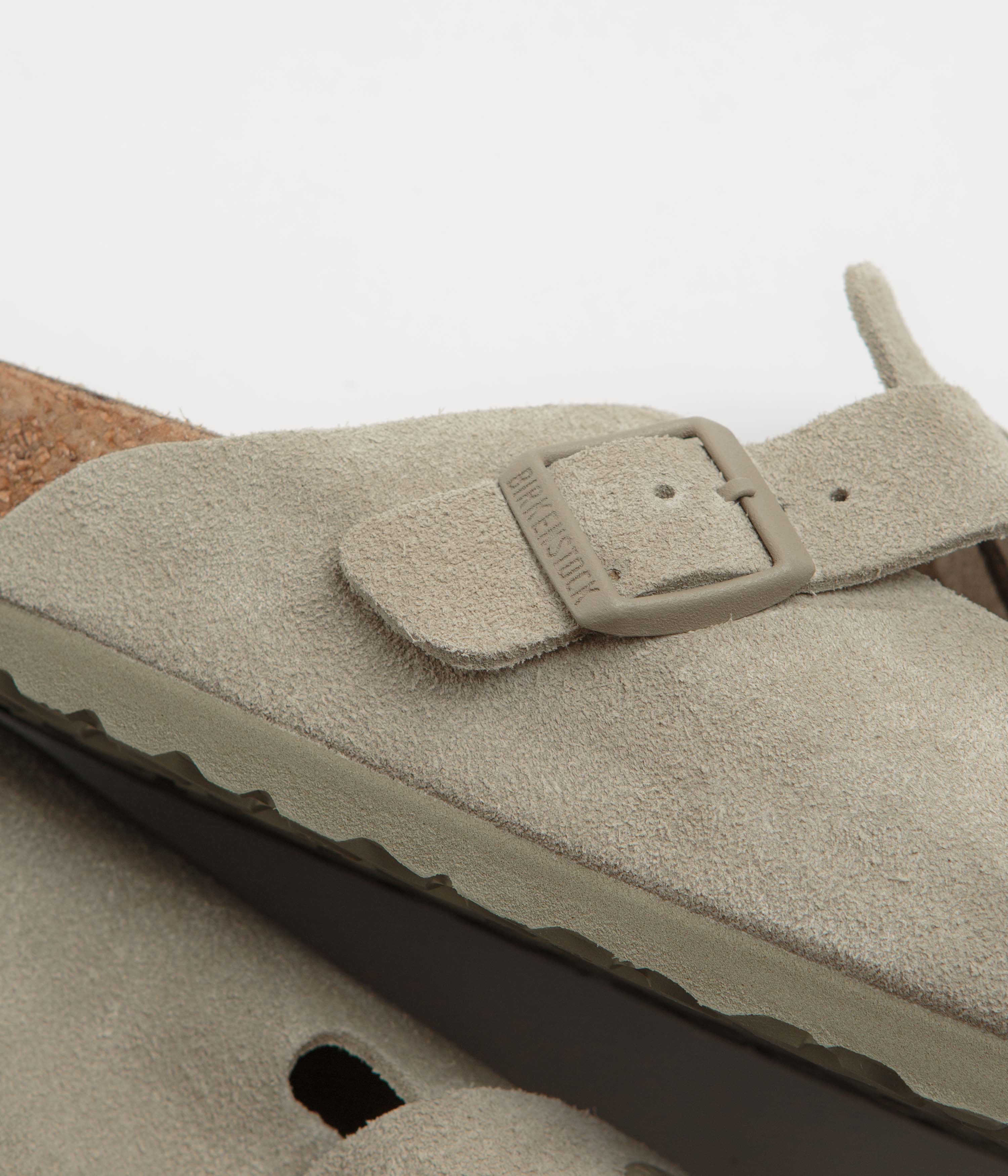 Birkenstock Boston Clogs - Faded Khaki - Image 3