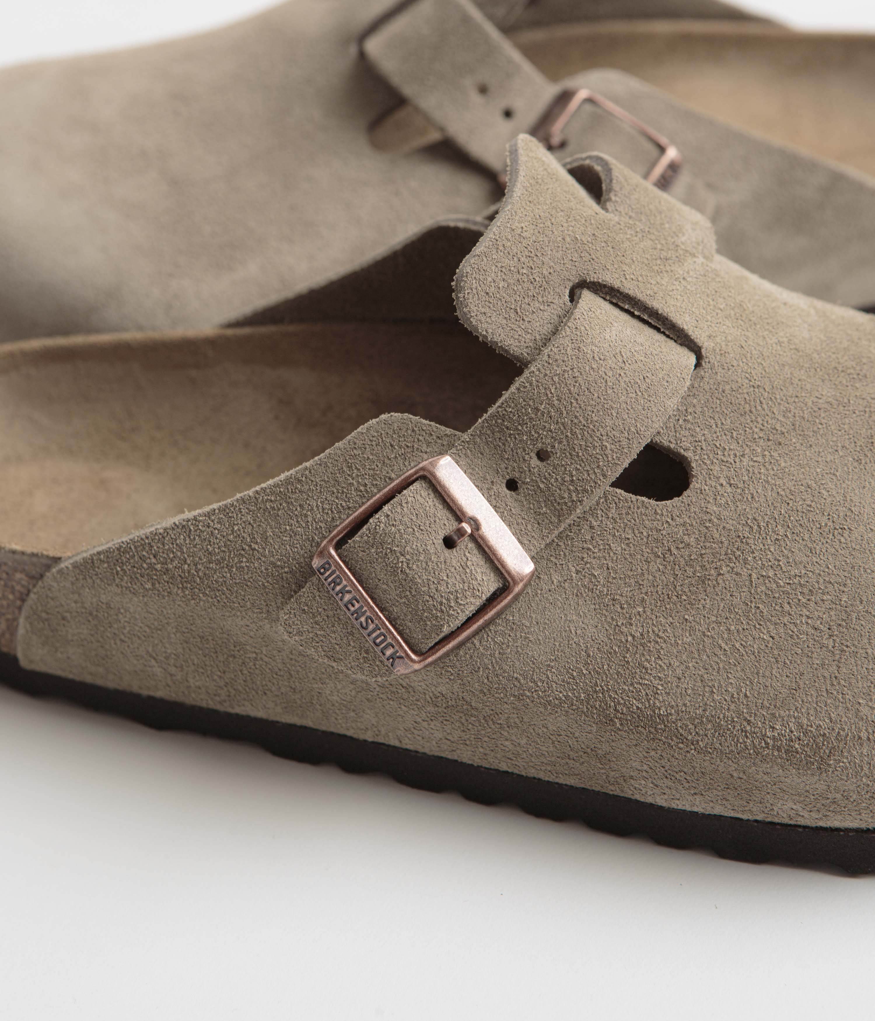 Birkenstock Boston Clogs - Taupe - Image 3