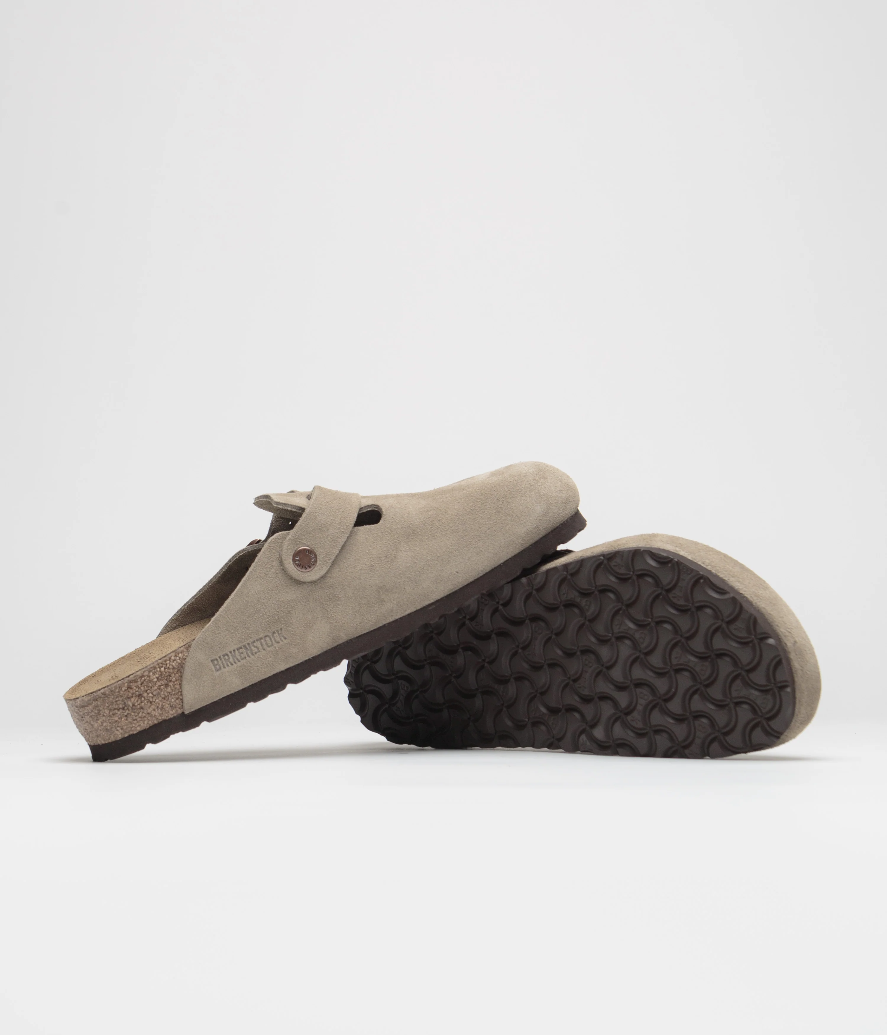 Birkenstock Boston Clogs - Taupe - Image 5