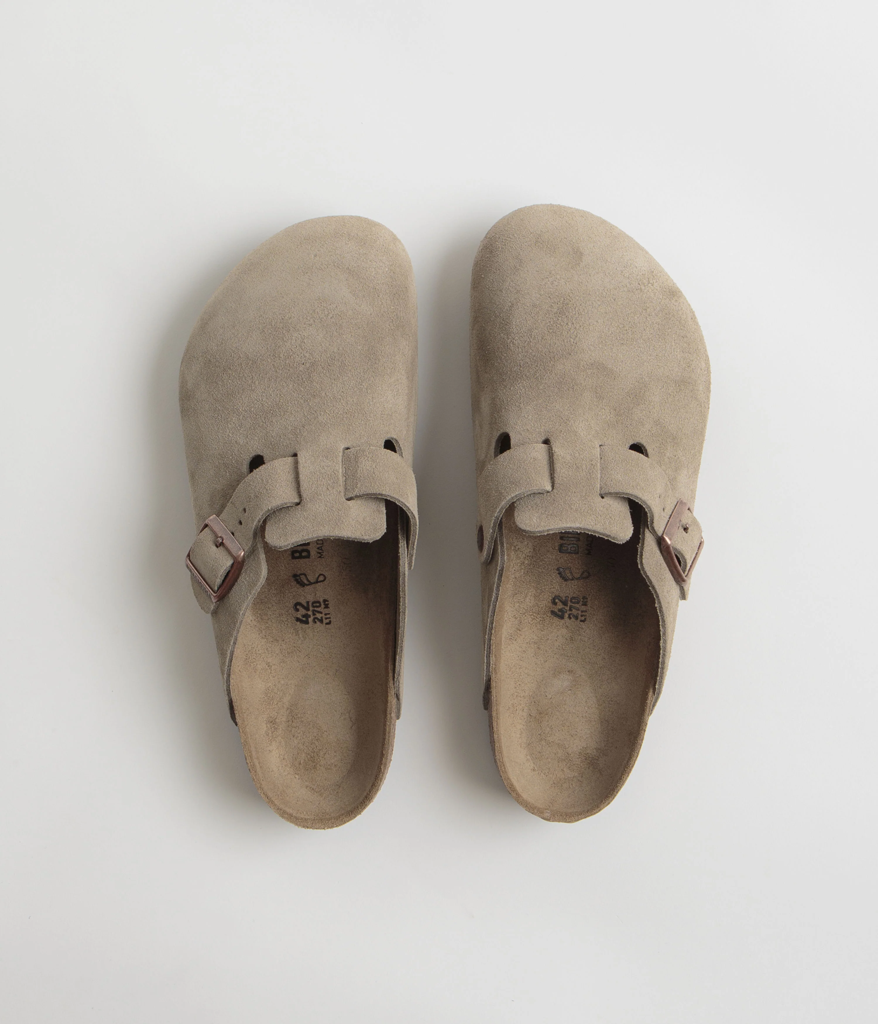 Birkenstock Boston Clogs - Taupe - Image 7