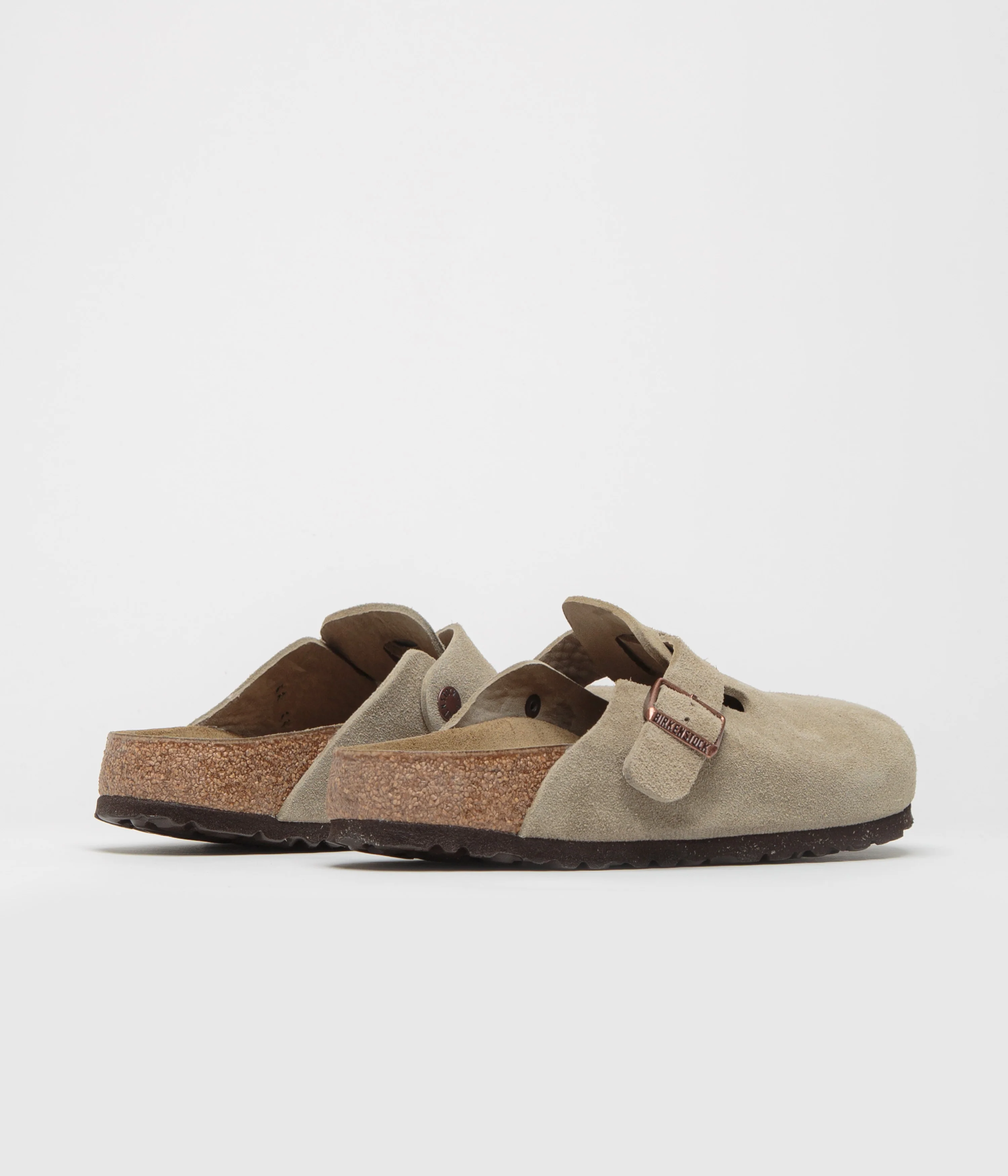 Birkenstock Boston Narrow Clogs - Taupe - Image 4