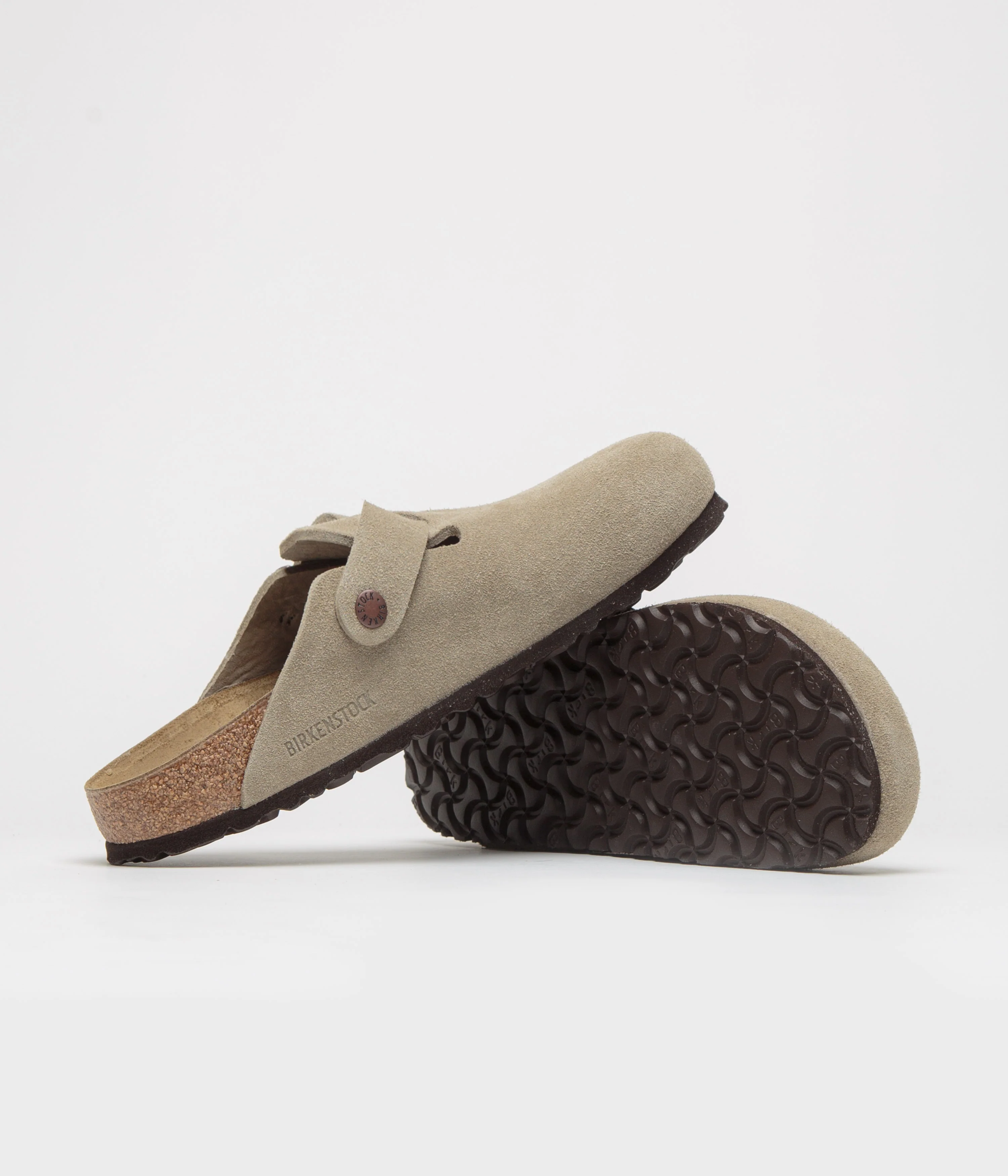 Birkenstock Boston Narrow Clogs - Taupe - Image 5