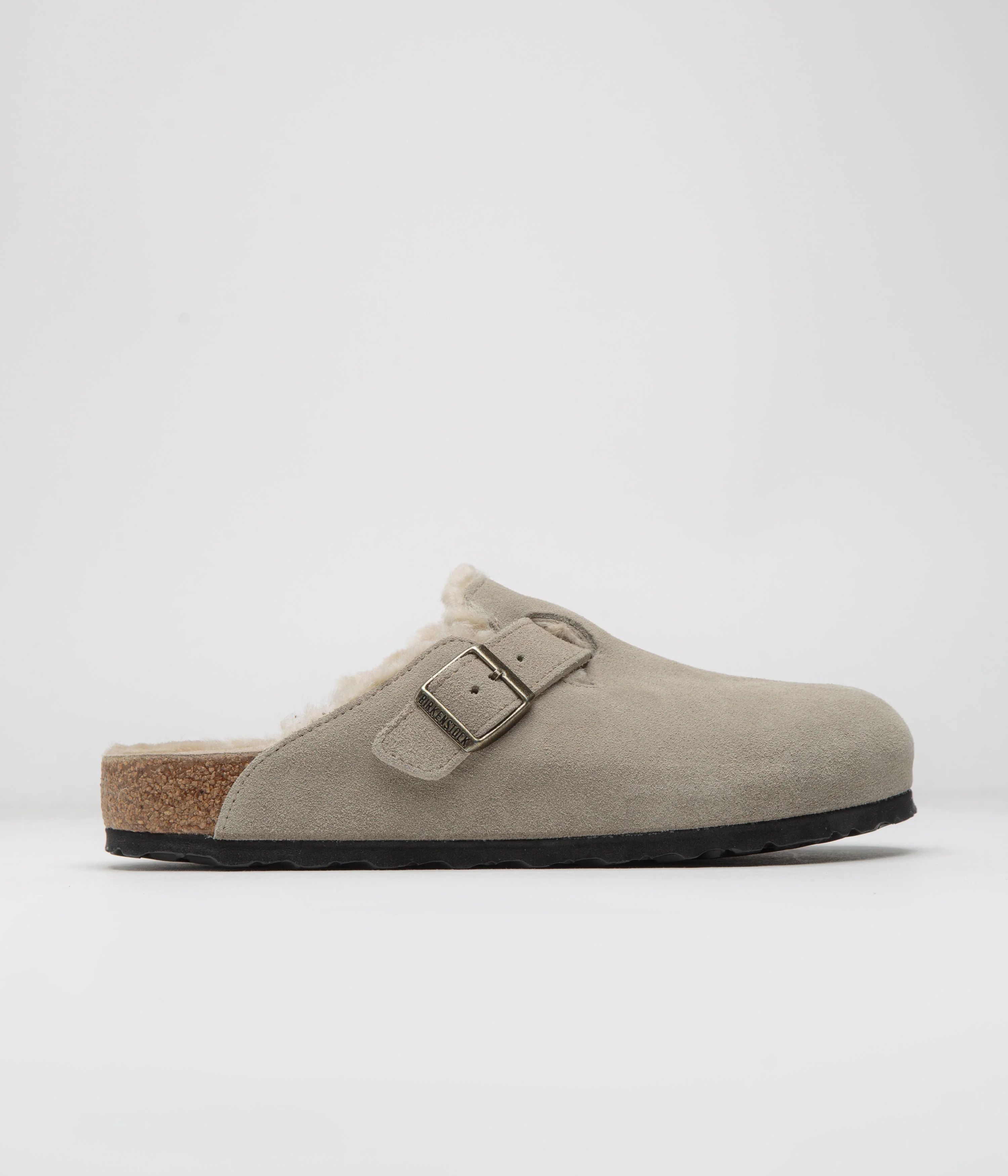 Birkenstock Boston Shearling Clogs - Taupe