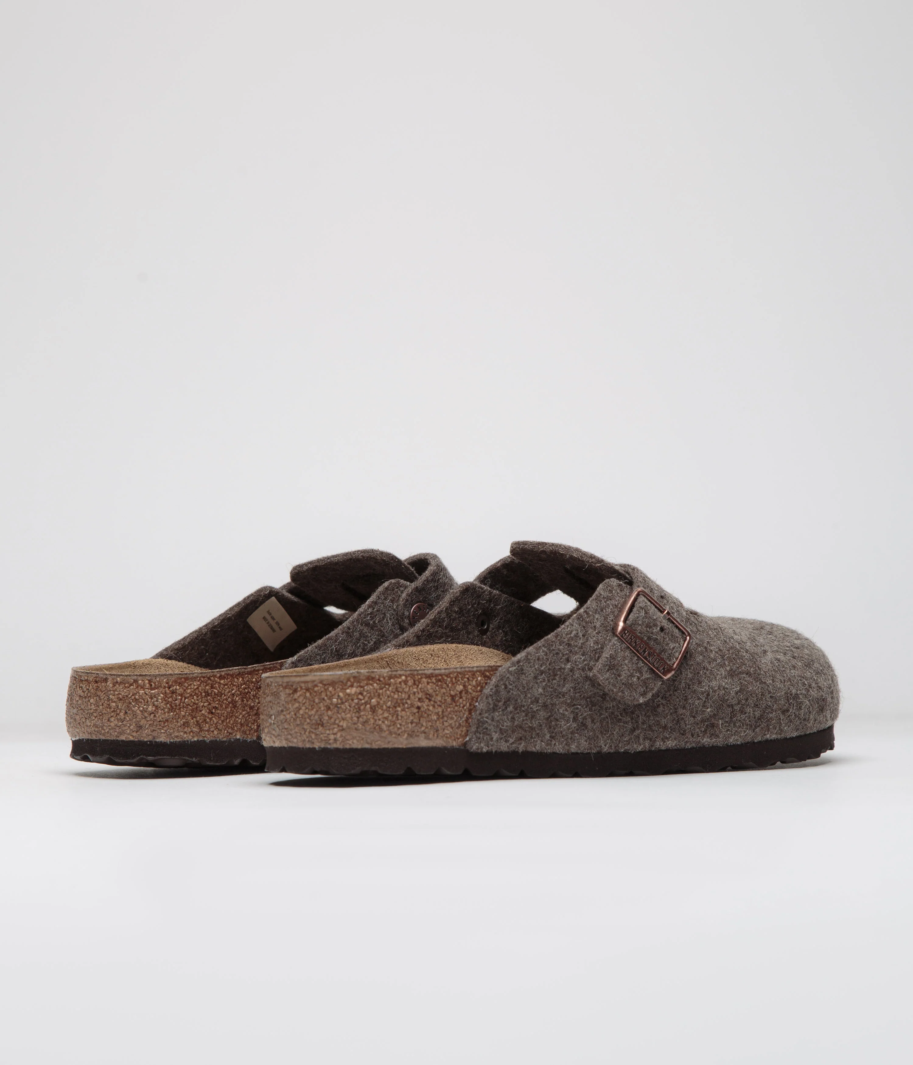 Birkenstock Boston Wool Clogs - Cacao - Image 4