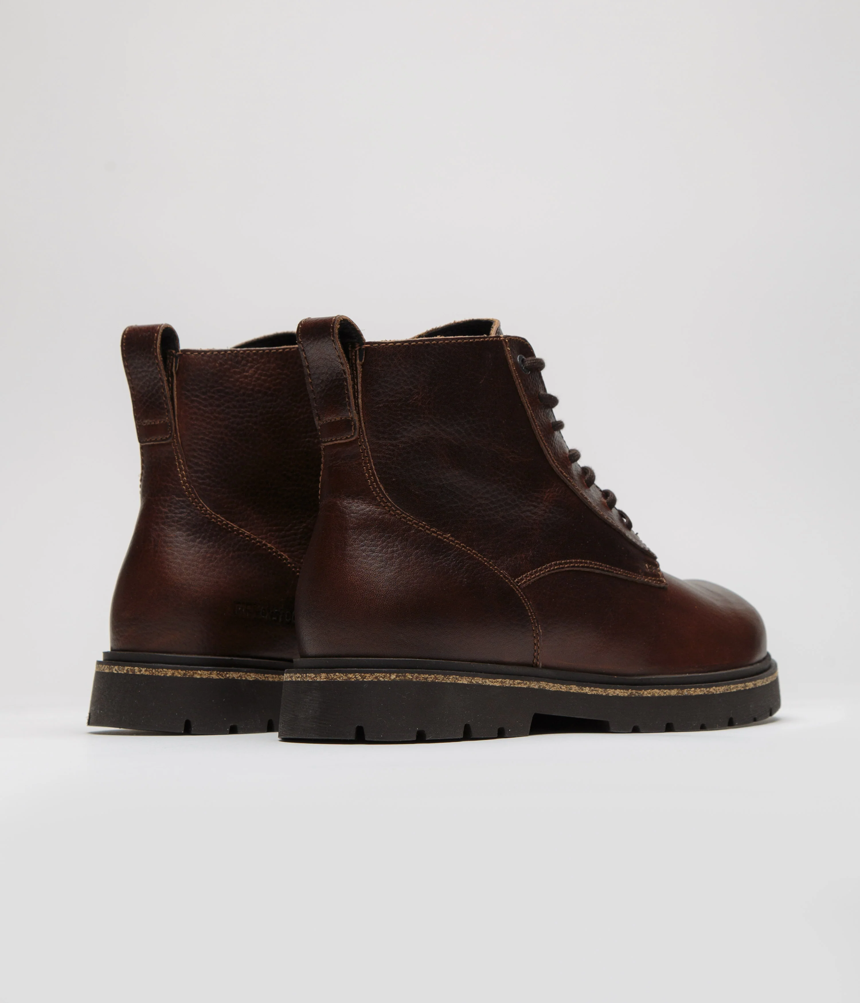 Birkenstock Highwood Lace Mid Shoes - Chocolate - Image 3