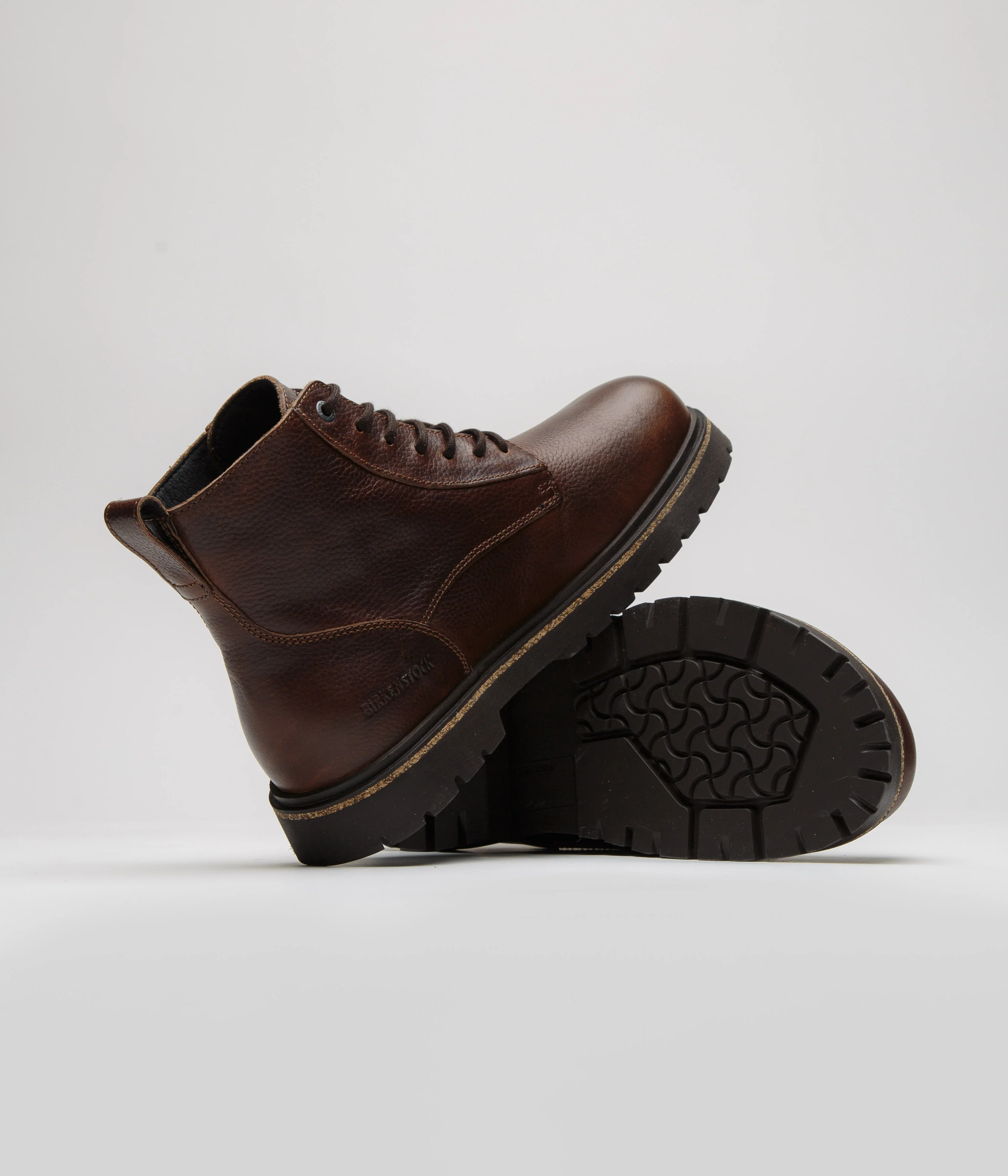 Birkenstock Highwood Lace Mid Shoes - Chocolate - Image 4